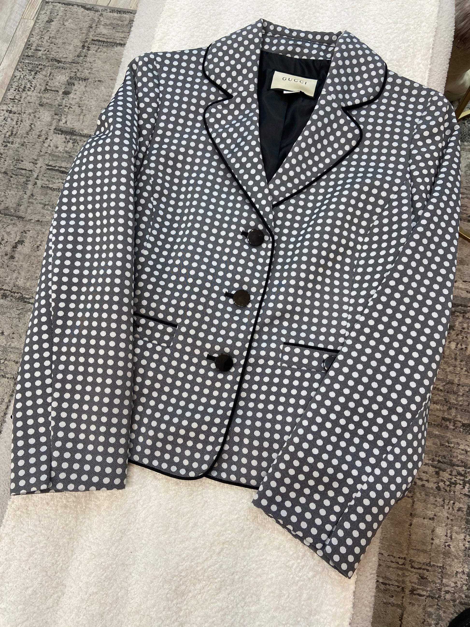 Gucci POLKA DOT FITTED BLAZER Travel Bag