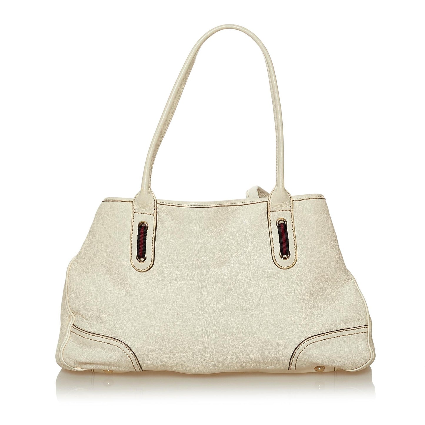 Gucci Princy SHG Leather Calf White Tote Bag