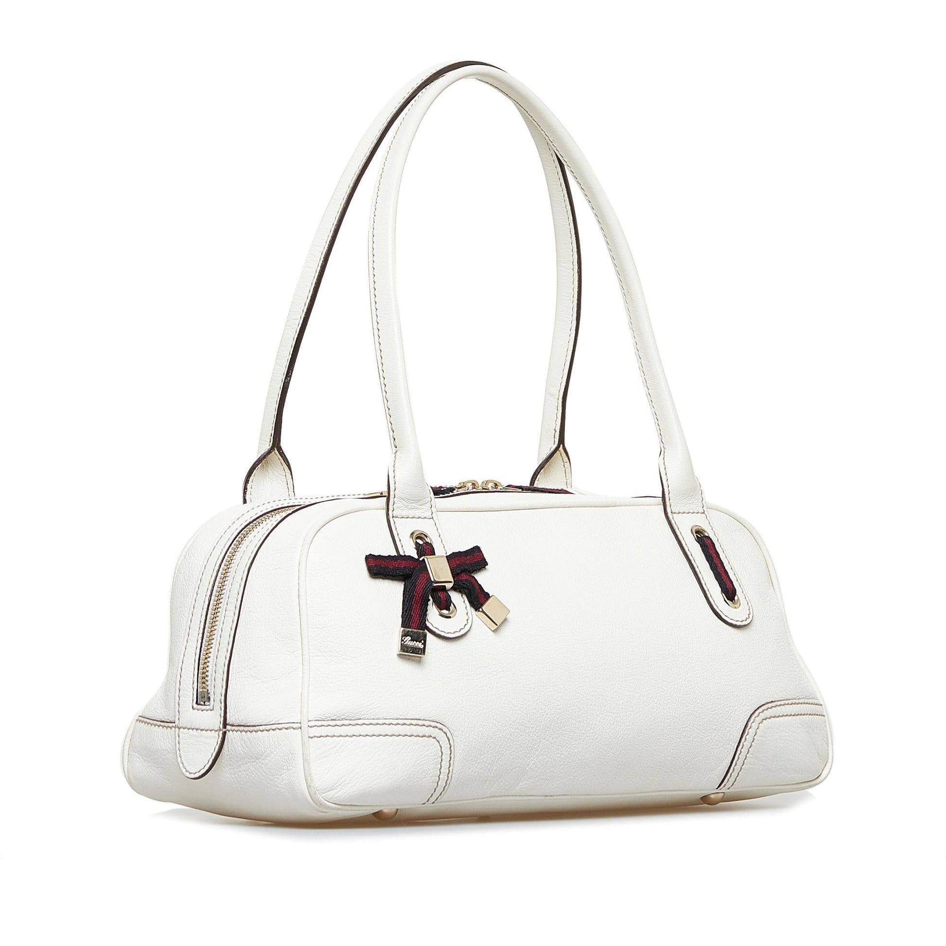 Gucci Princy SHG-4XREdj Calf White Shoulder Bag
