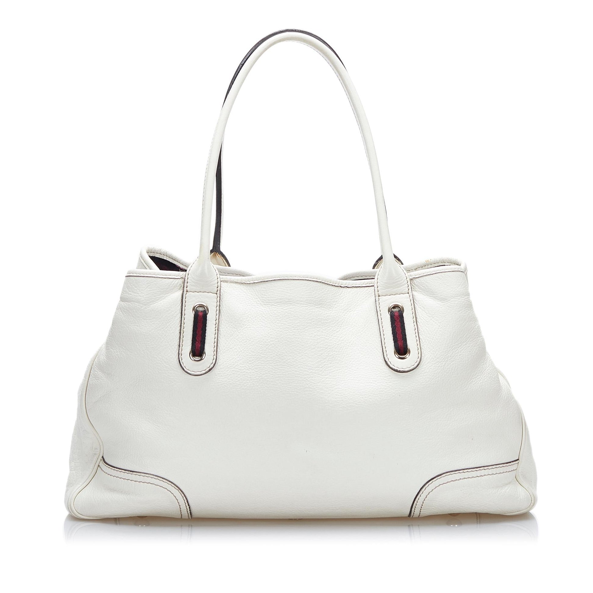 Gucci Princy SHG-ZGnVvW Calf White Tote Bag