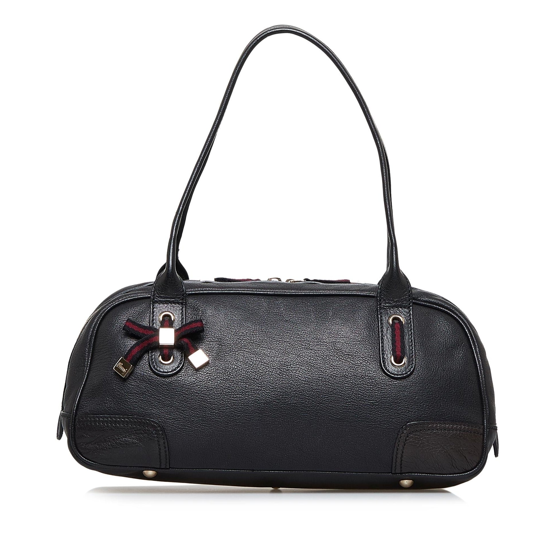 Gucci Princy SHG-4DEecX Calf Black Shoulder Bag