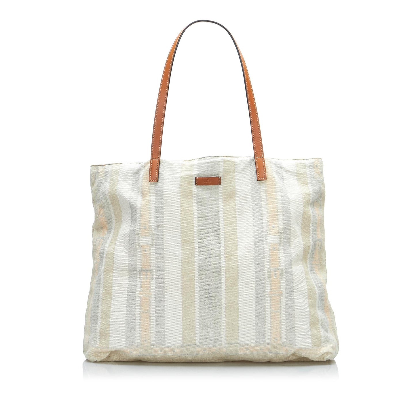Gucci Printed SHG-YkeO0d Canvas Calf Tote Bag