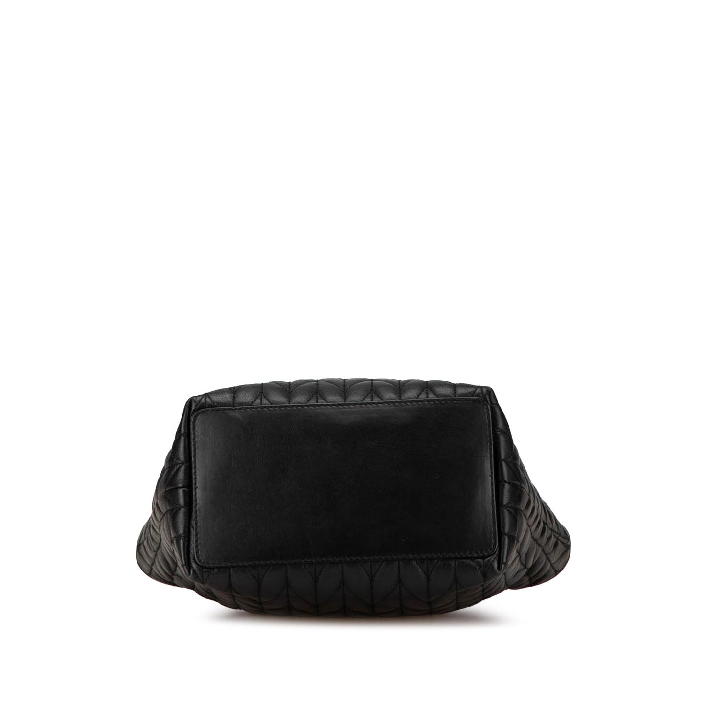Gucci Quilted Leather Calf Black Tote Bag