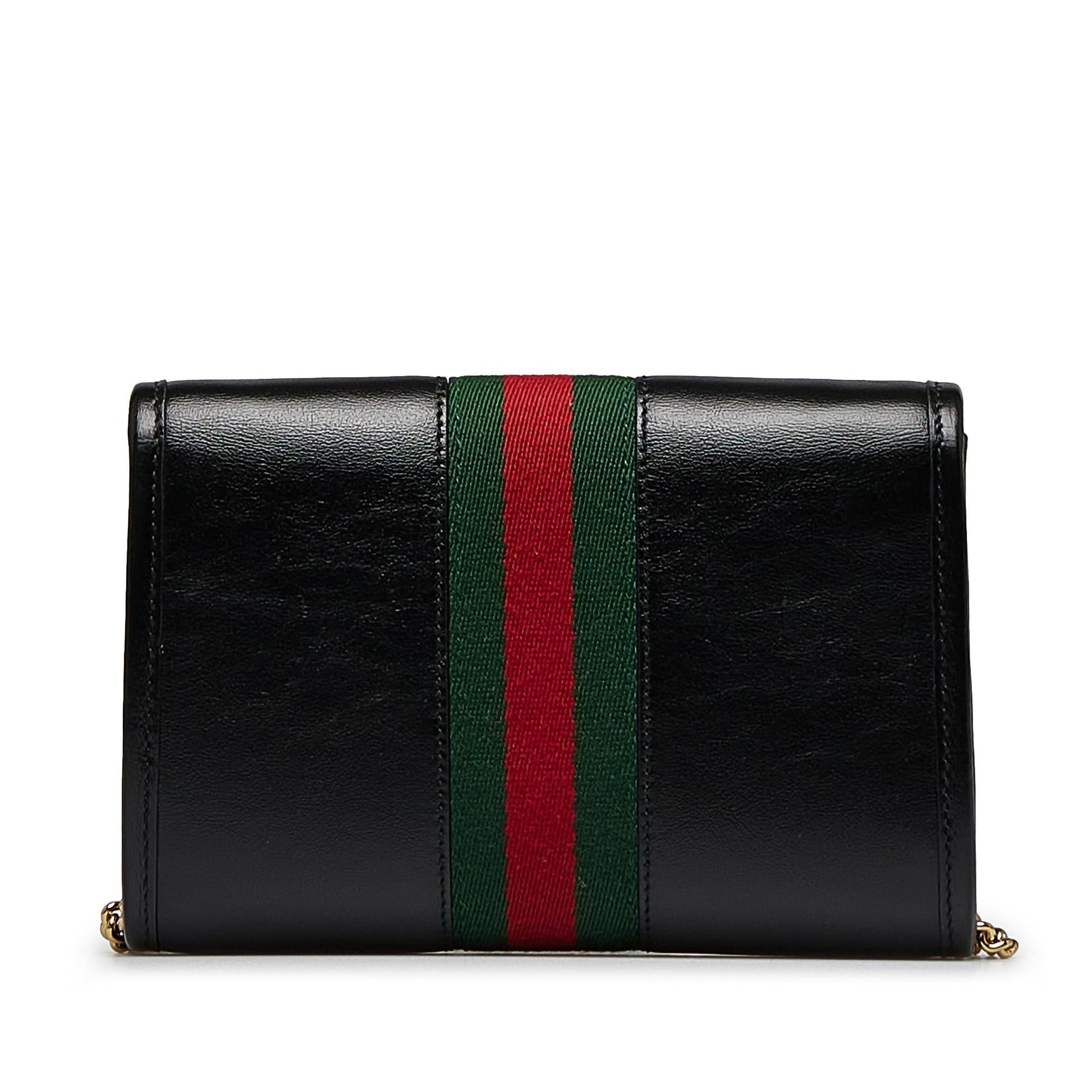 Gucci Rajah SHG-VqaX Calf Black Crossbody Bag