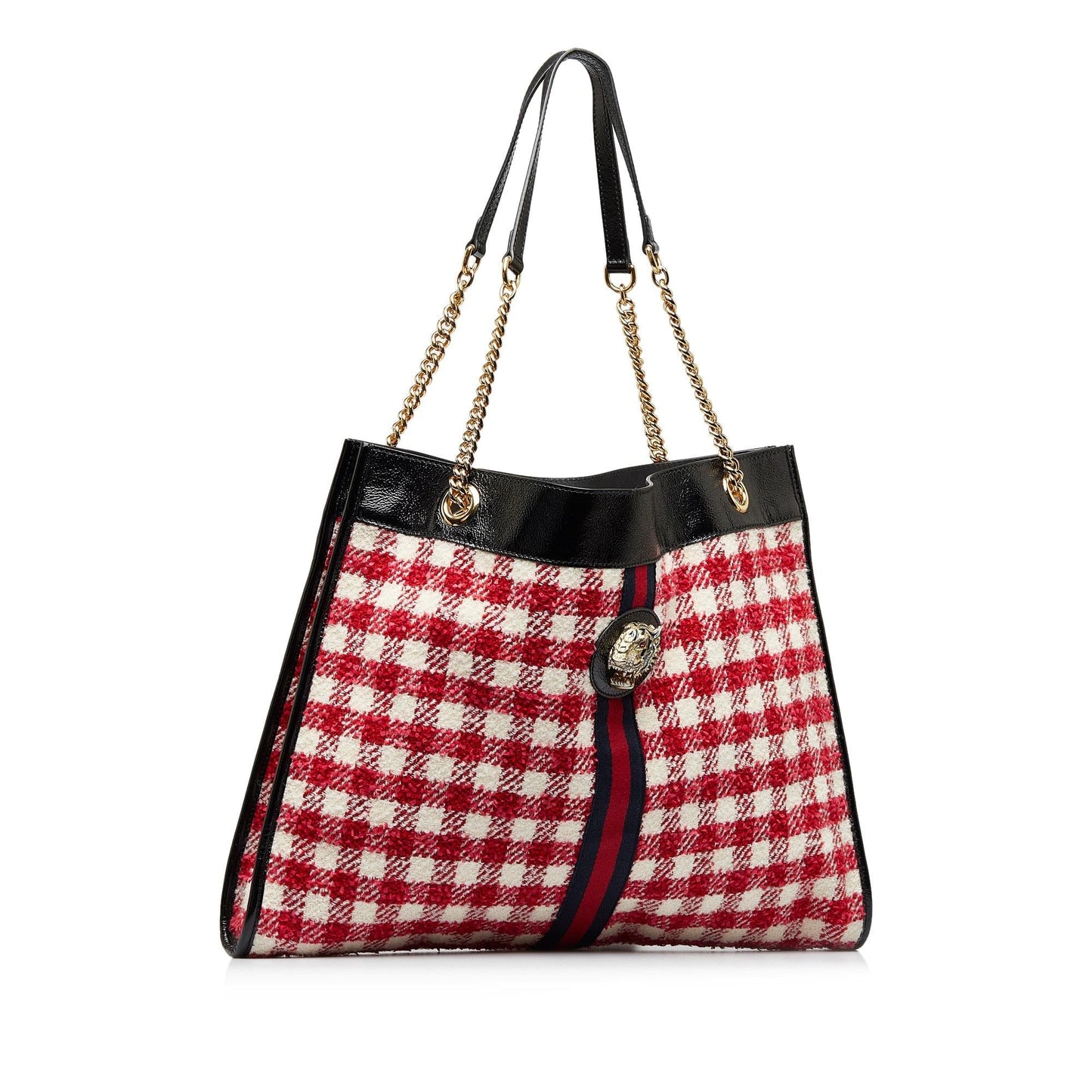 Gucci Rajah SHG-xO9OMN Calf Red Tote Bag