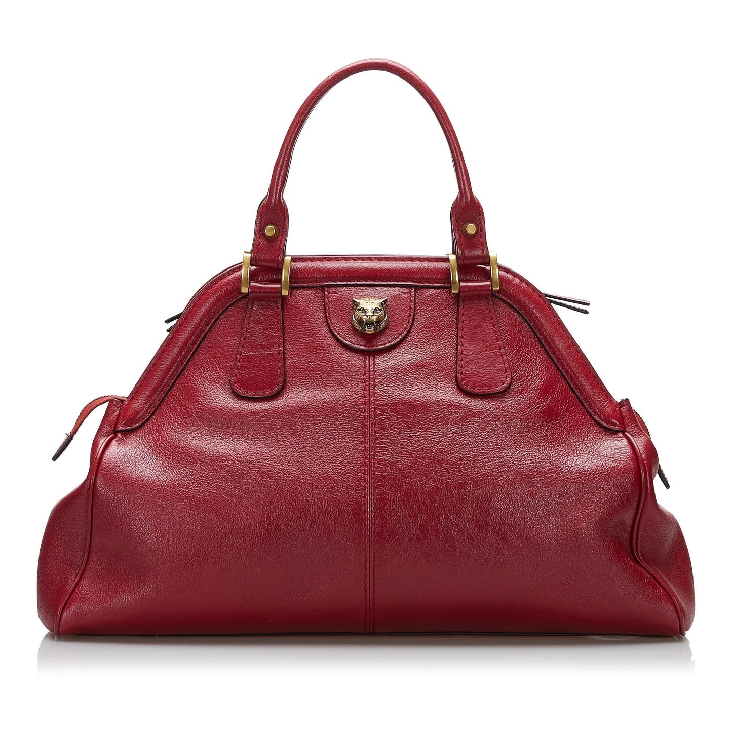 Gucci Re belle SHG-yfPWFT Calf Red Satchel Bag