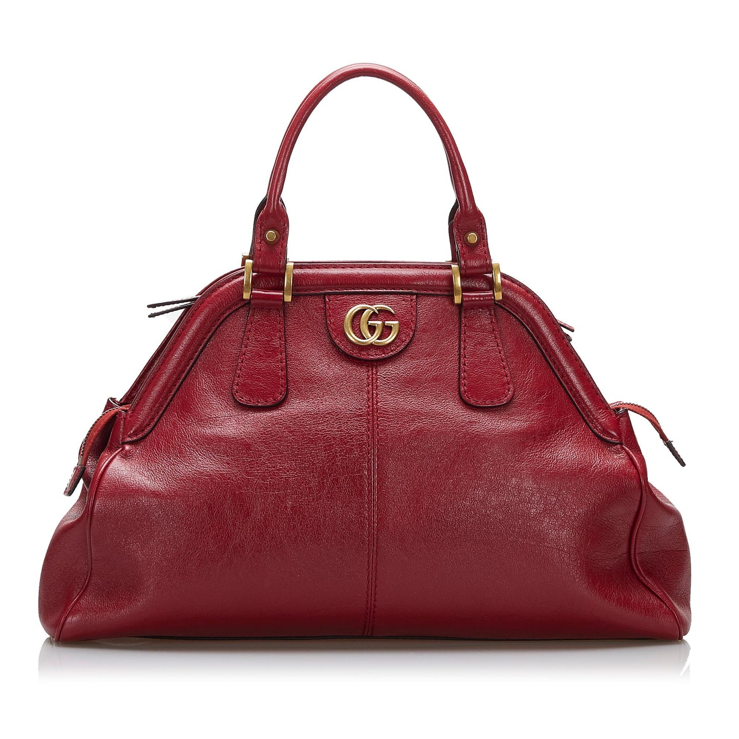 Gucci Re belle SHG-yfPWFT Calf Red Satchel Bag