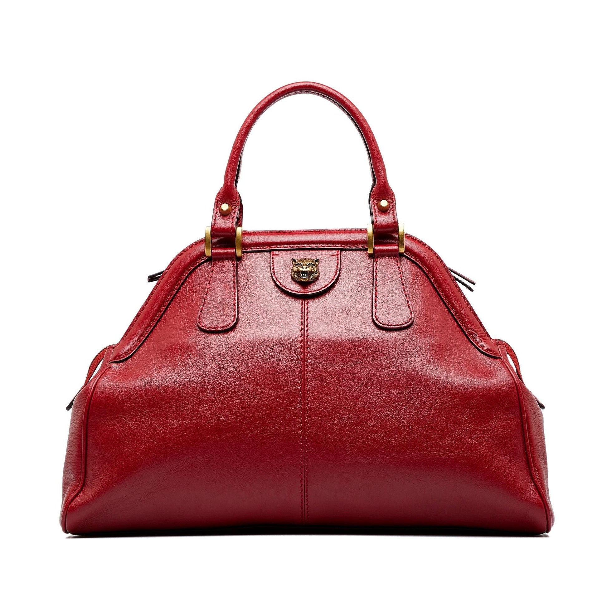 Gucci Re belle SHG-PBy27H Calf Red Satchel Bag