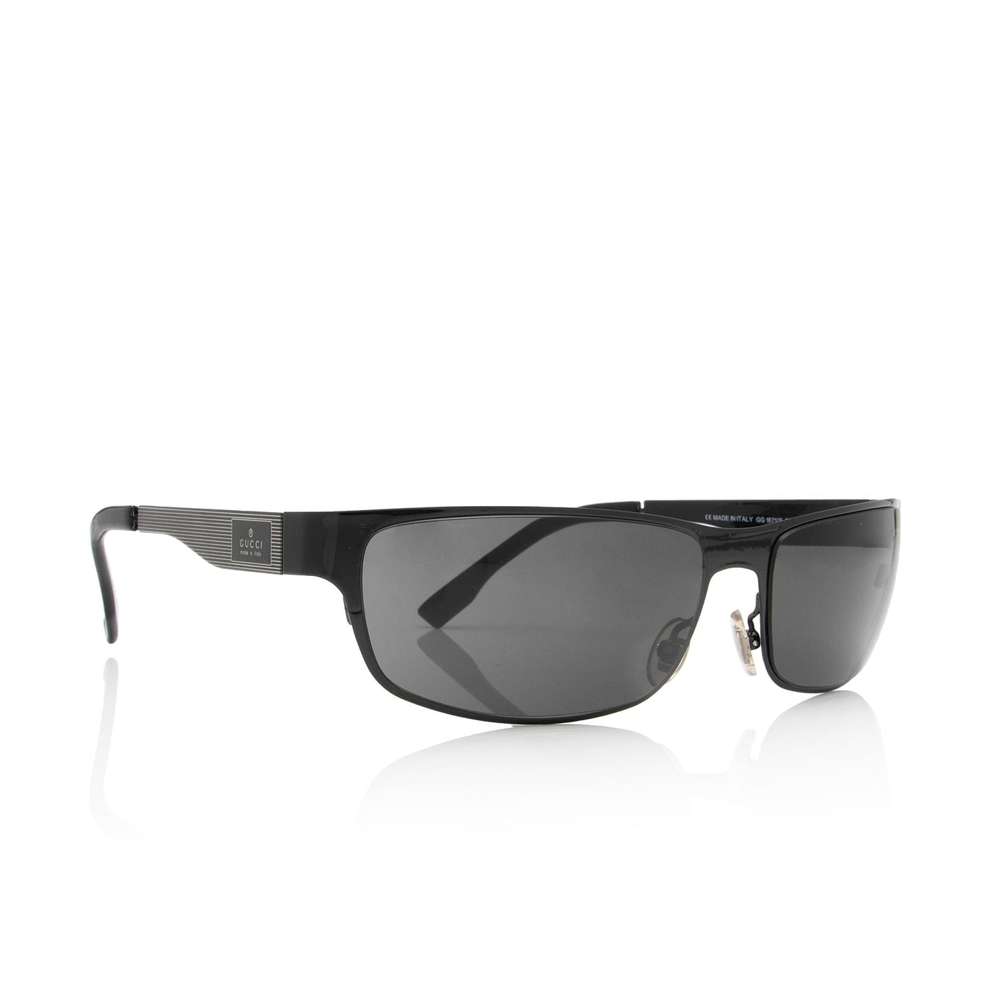 Gucci Rectangular Sunglasses SHF-LMNZug Black Accessory