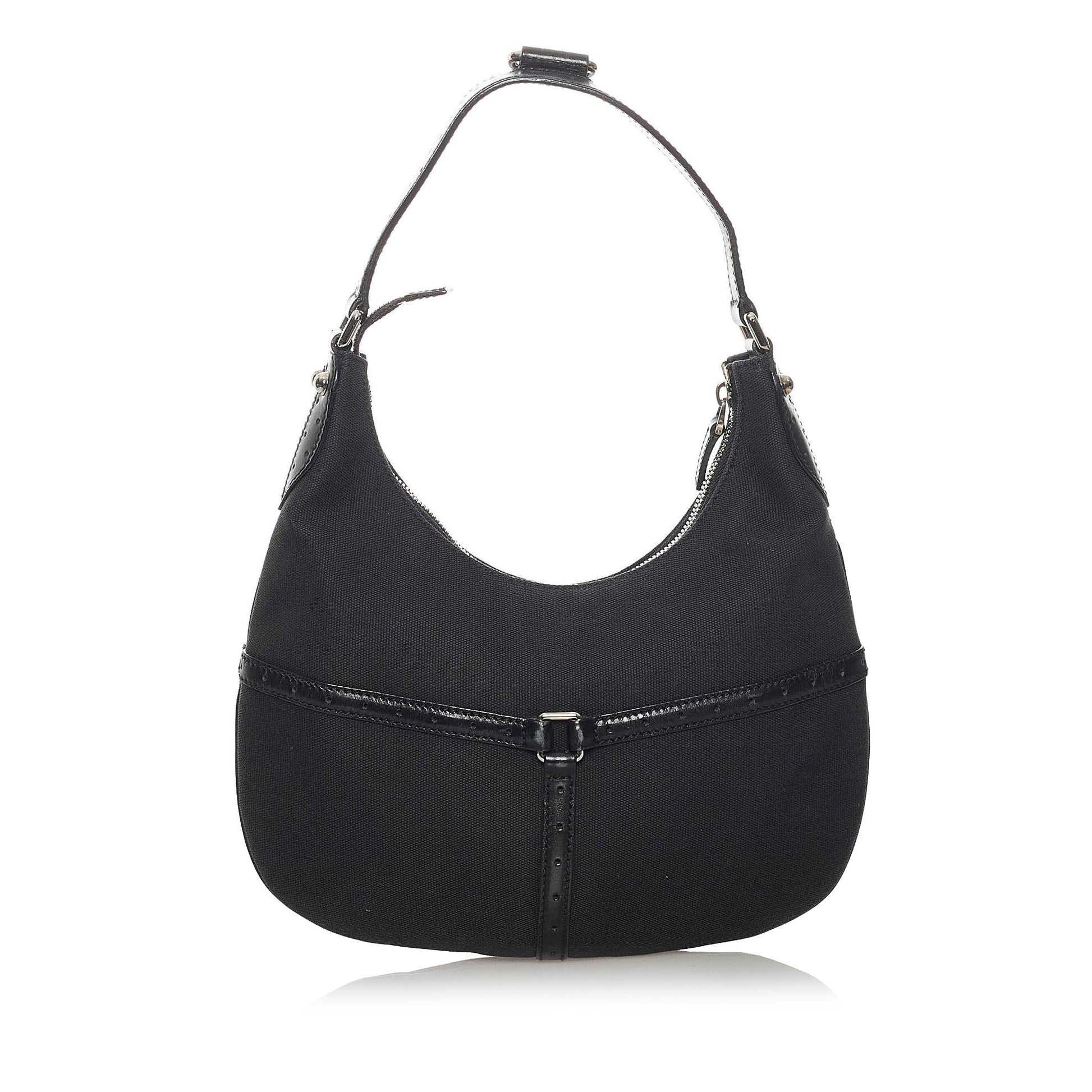 Gucci Reins SHG Canvas Black Shoulder Bag 3