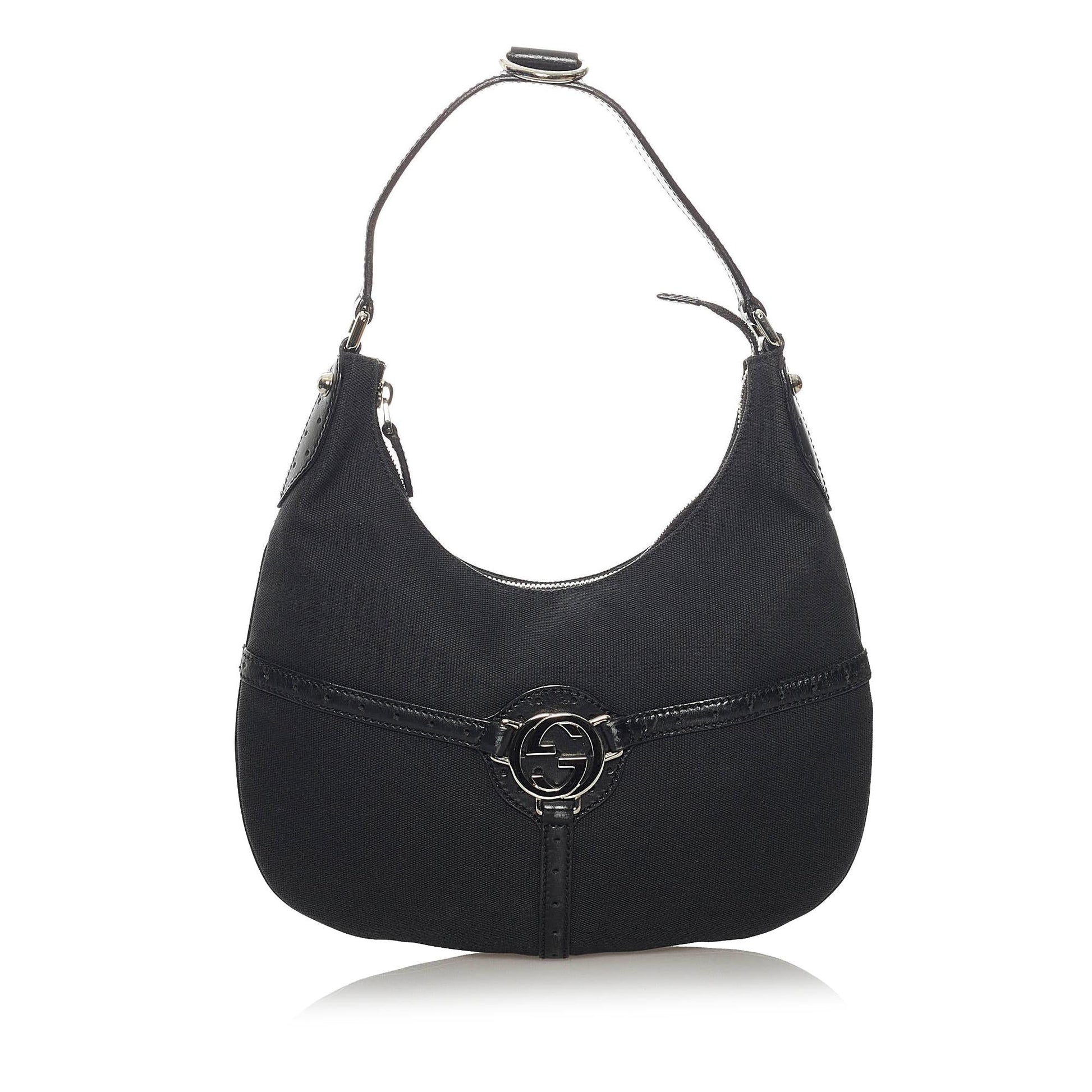 Gucci Reins SHG Canvas Black Shoulder Bag 3