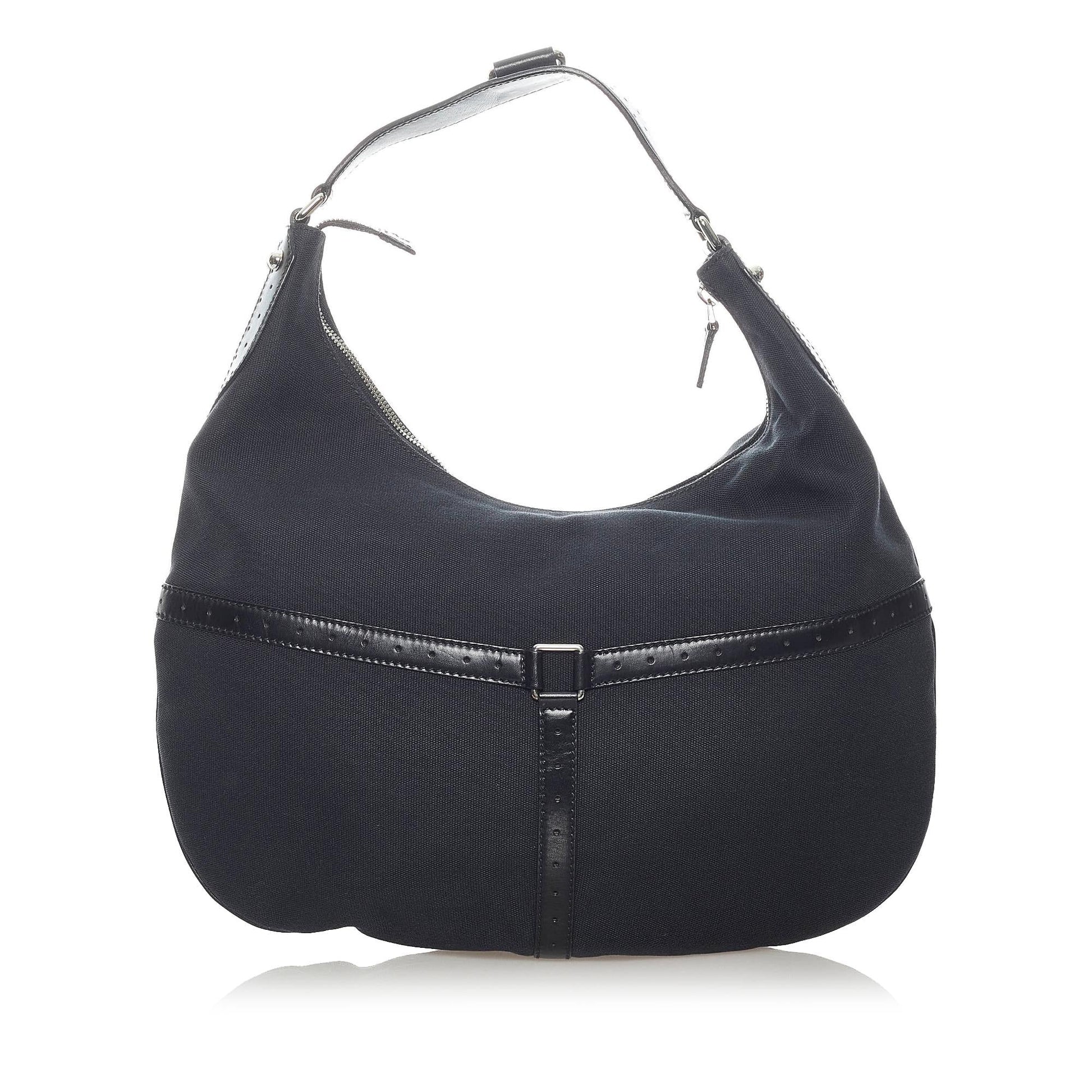 Gucci Reins SHG Canvas Black Shoulder Bag 6