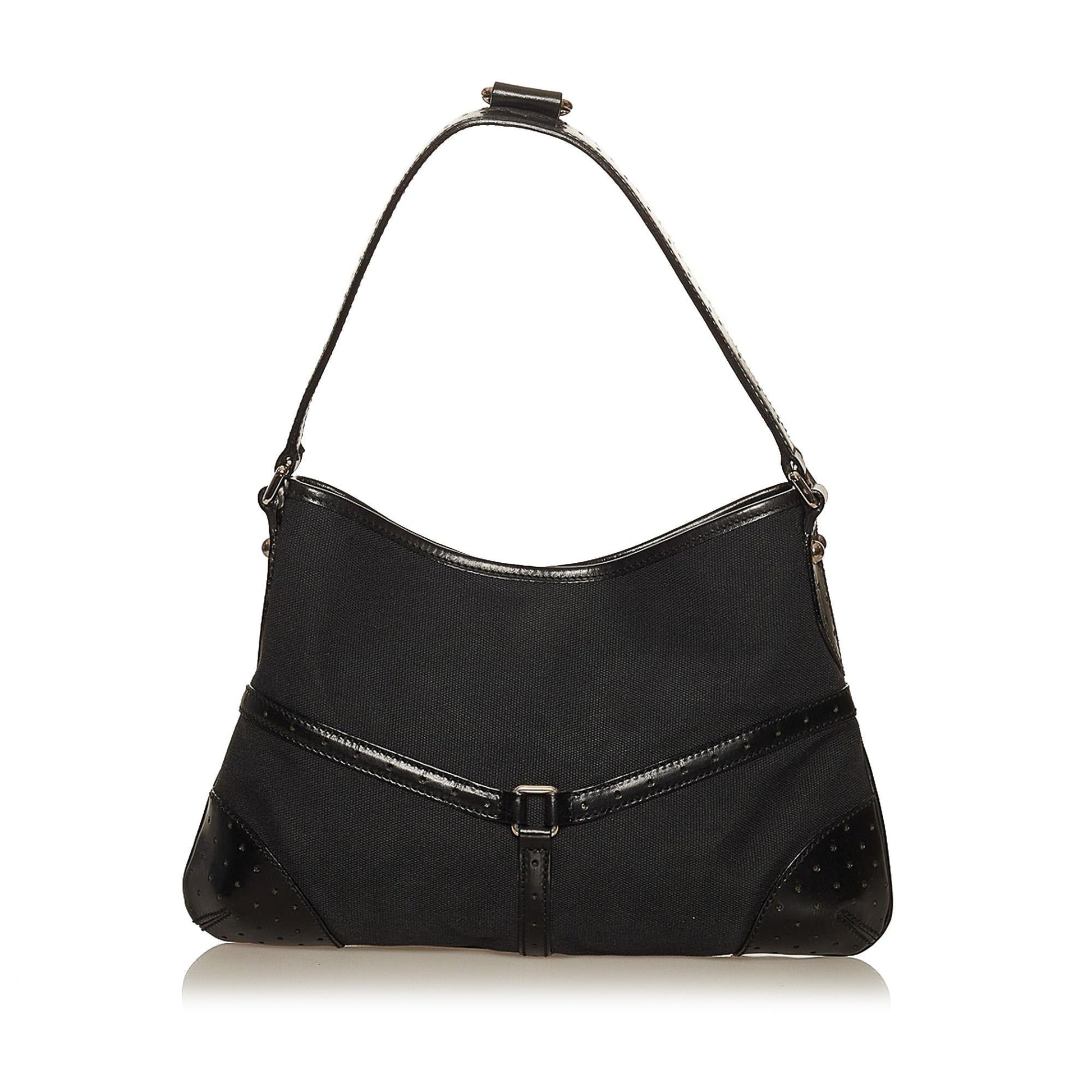 Gucci Reins SHG Canvas Black Shoulder Bag 4