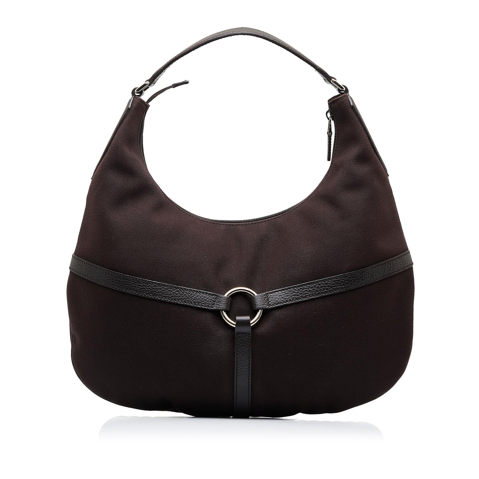 Gucci Reins SHG-zDk31c Canvas Black Shoulder Bag