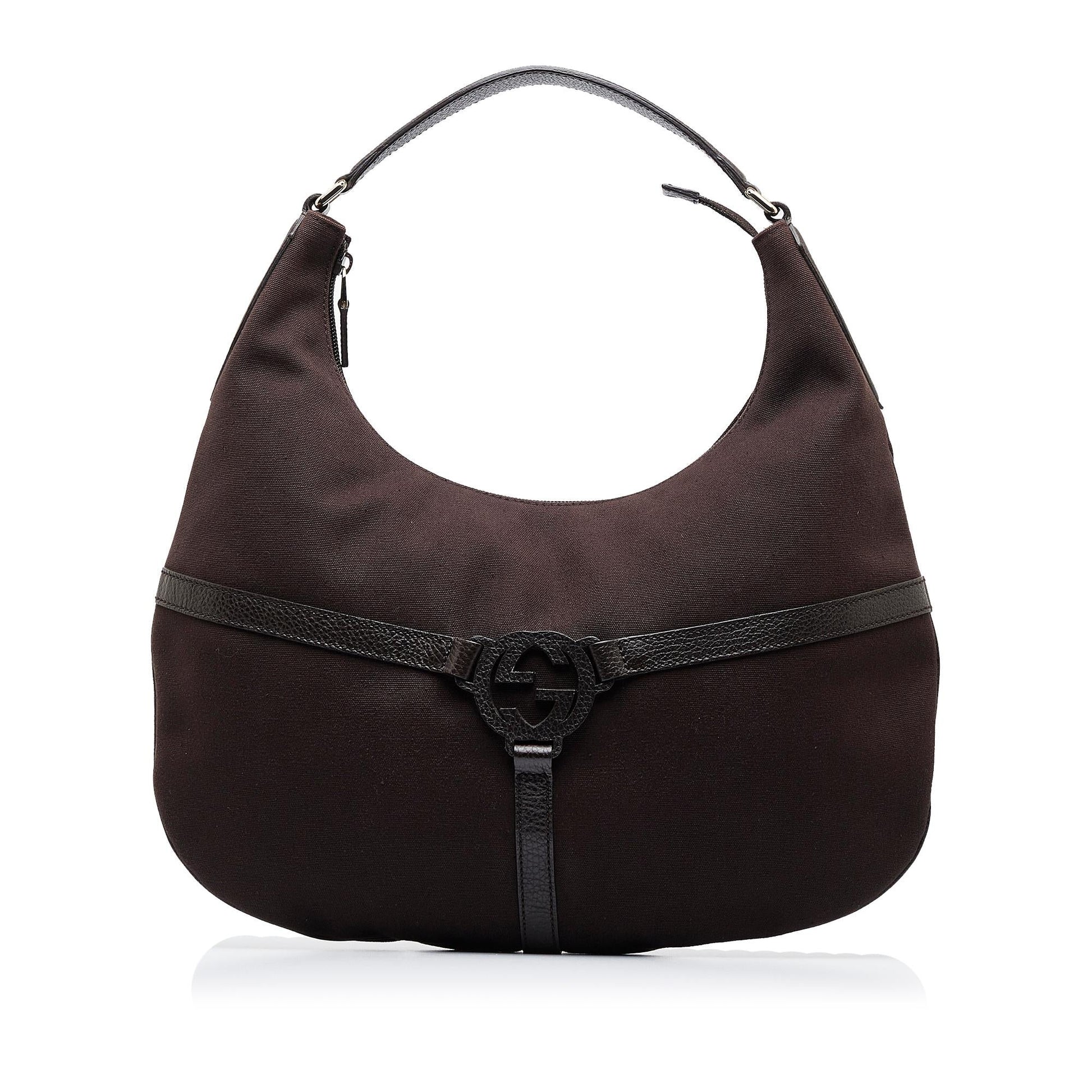Gucci Reins SHG-zDk31c Canvas Black Shoulder Bag