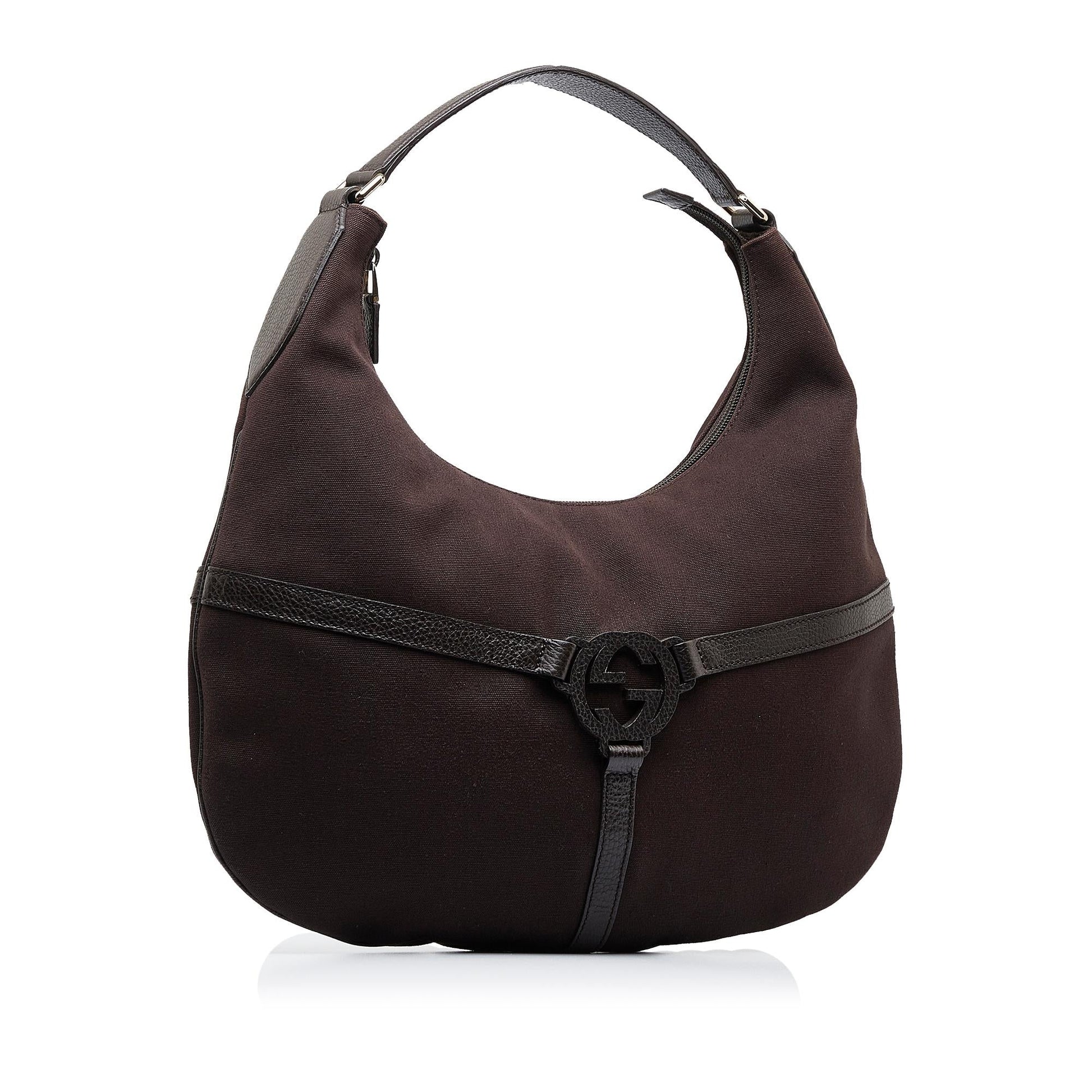 Gucci Reins SHG-zDk31c Canvas Black Shoulder Bag