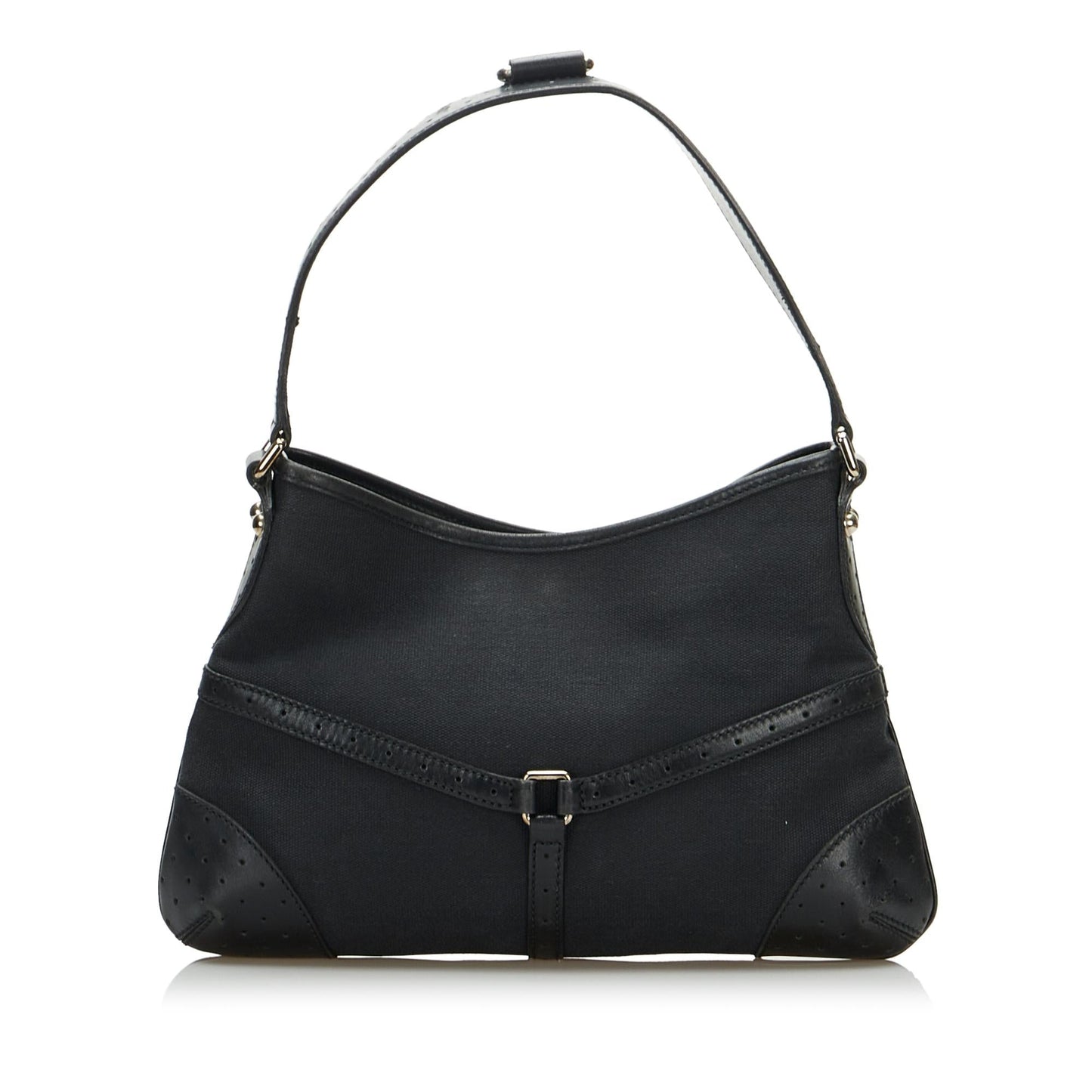 Gucci Reins SHG-LB0nH8 Canvas Calf Black Shoulder Bag