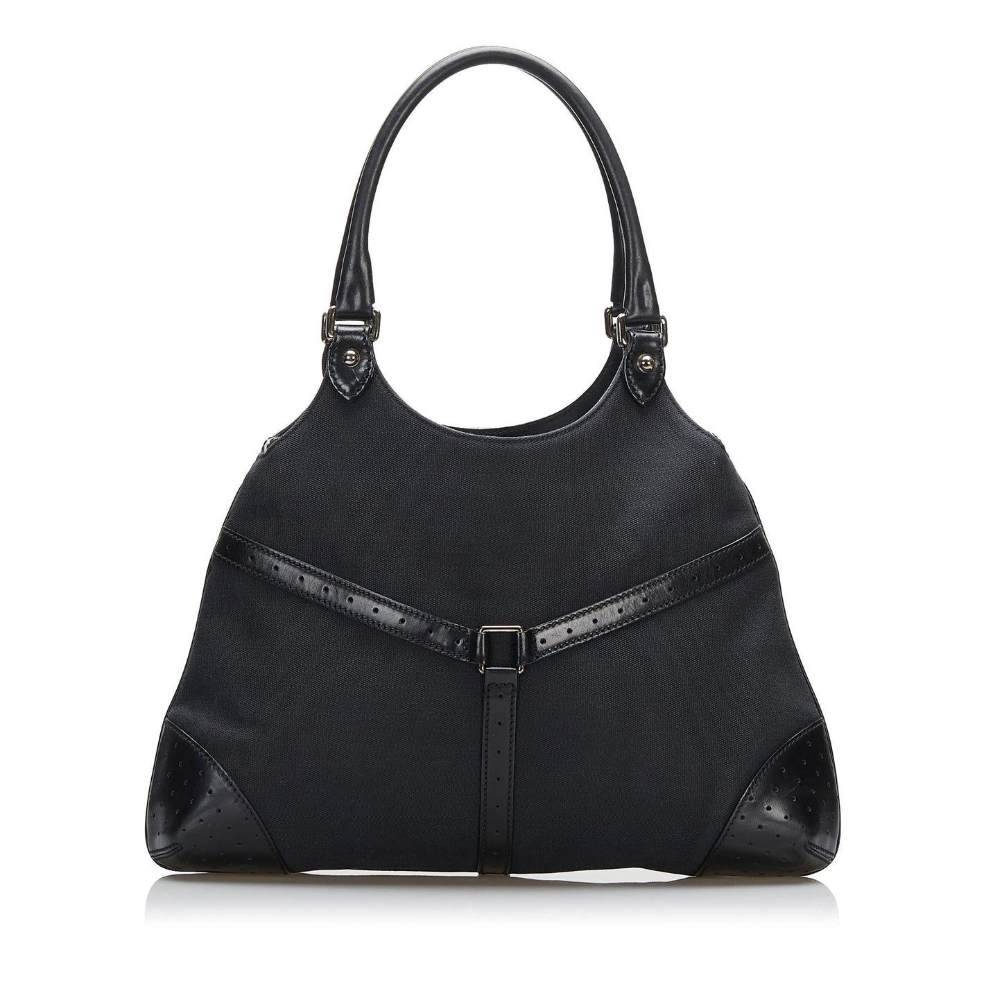Gucci Reins SHG-PNN2F7 Nylon Calf Black Shoulder Bag