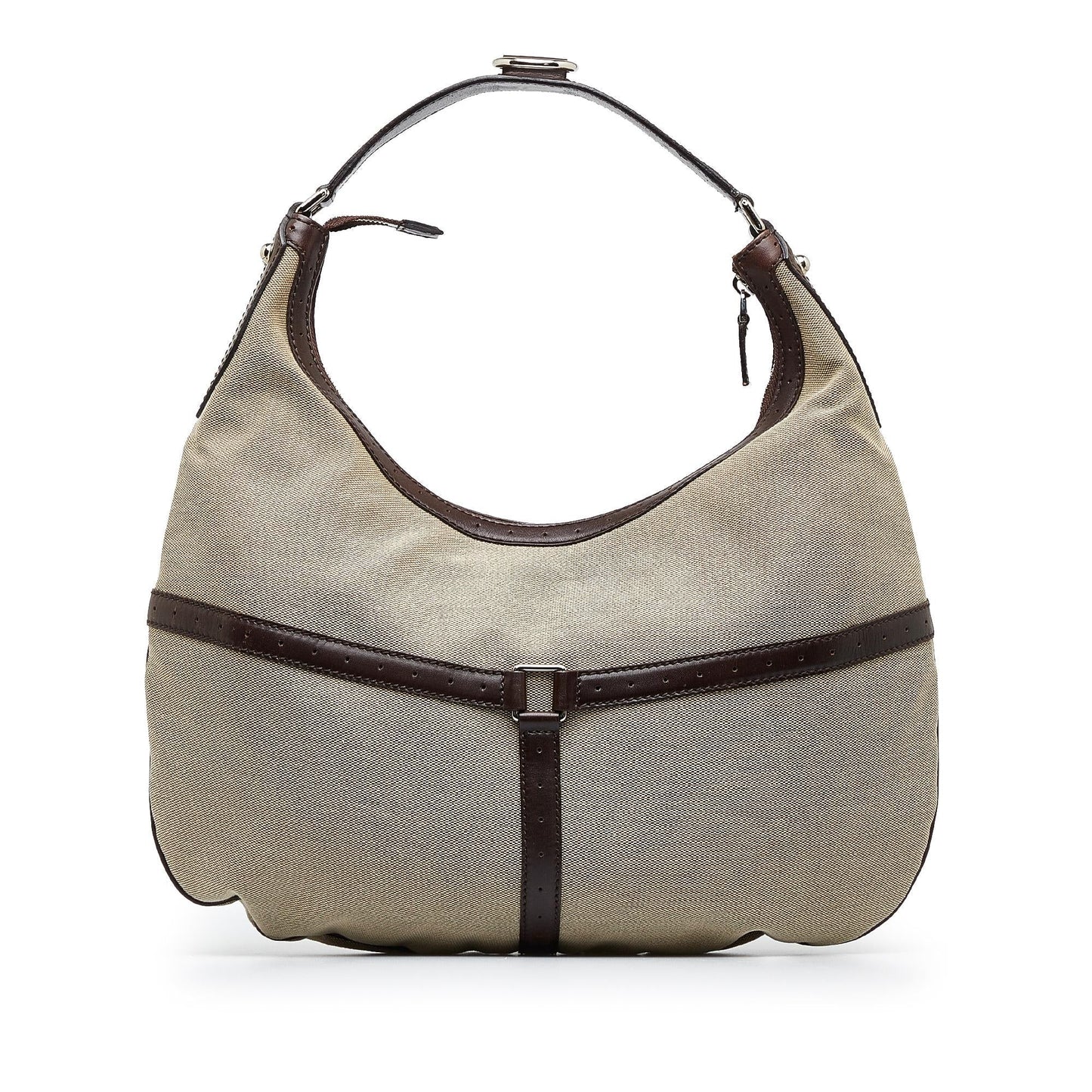 Gucci Reins Web SHG-jEuXqe Canvas Brown Shoulder Bag