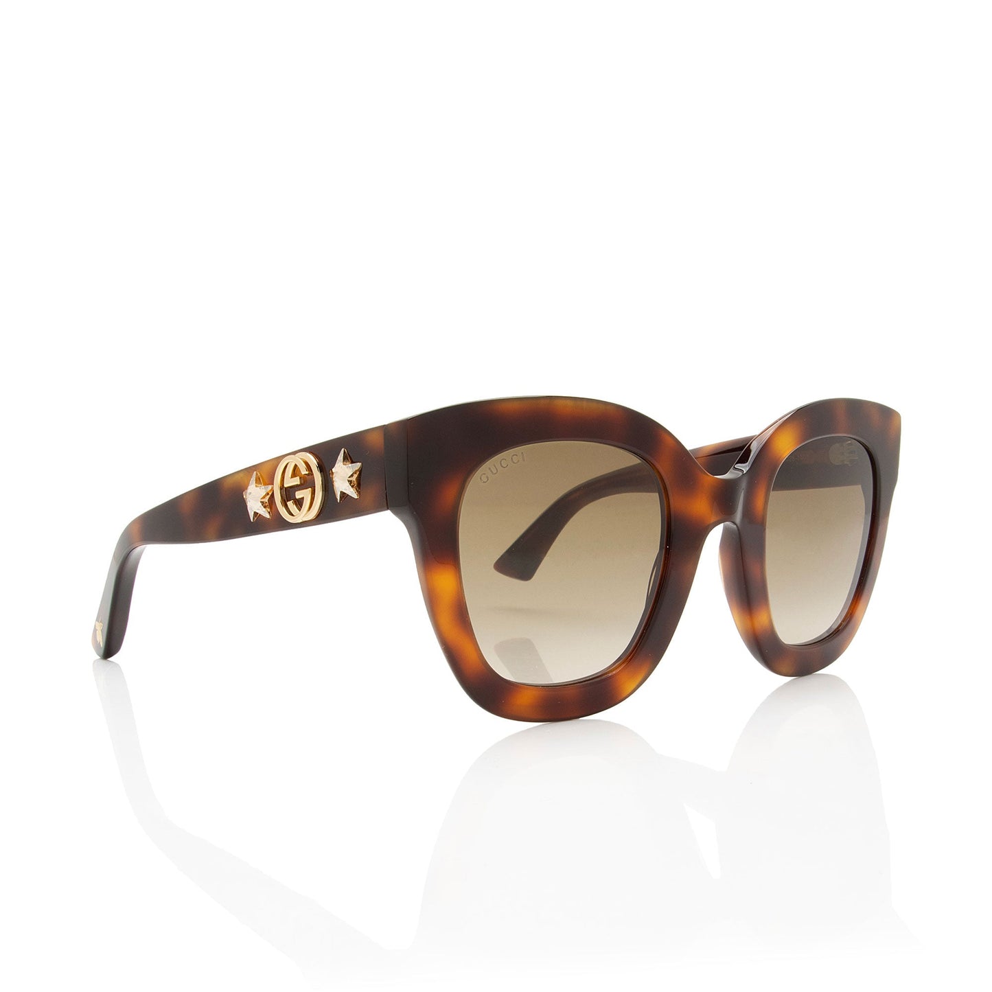 Gucci Round Star Sunglasses SHF-TAXzuk Brown Accessory