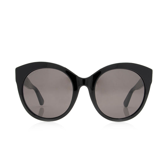 Gucci Rounded Cateye Sunglasses SHF Black Accessory