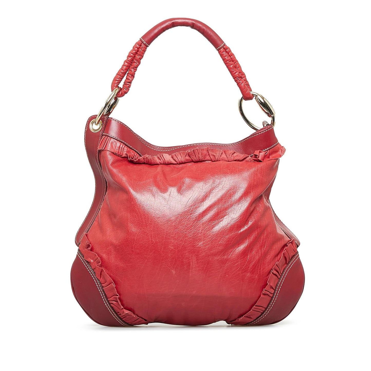 Gucci Sabrina SHG-FuLmJX Calf Red Shoulder Bag