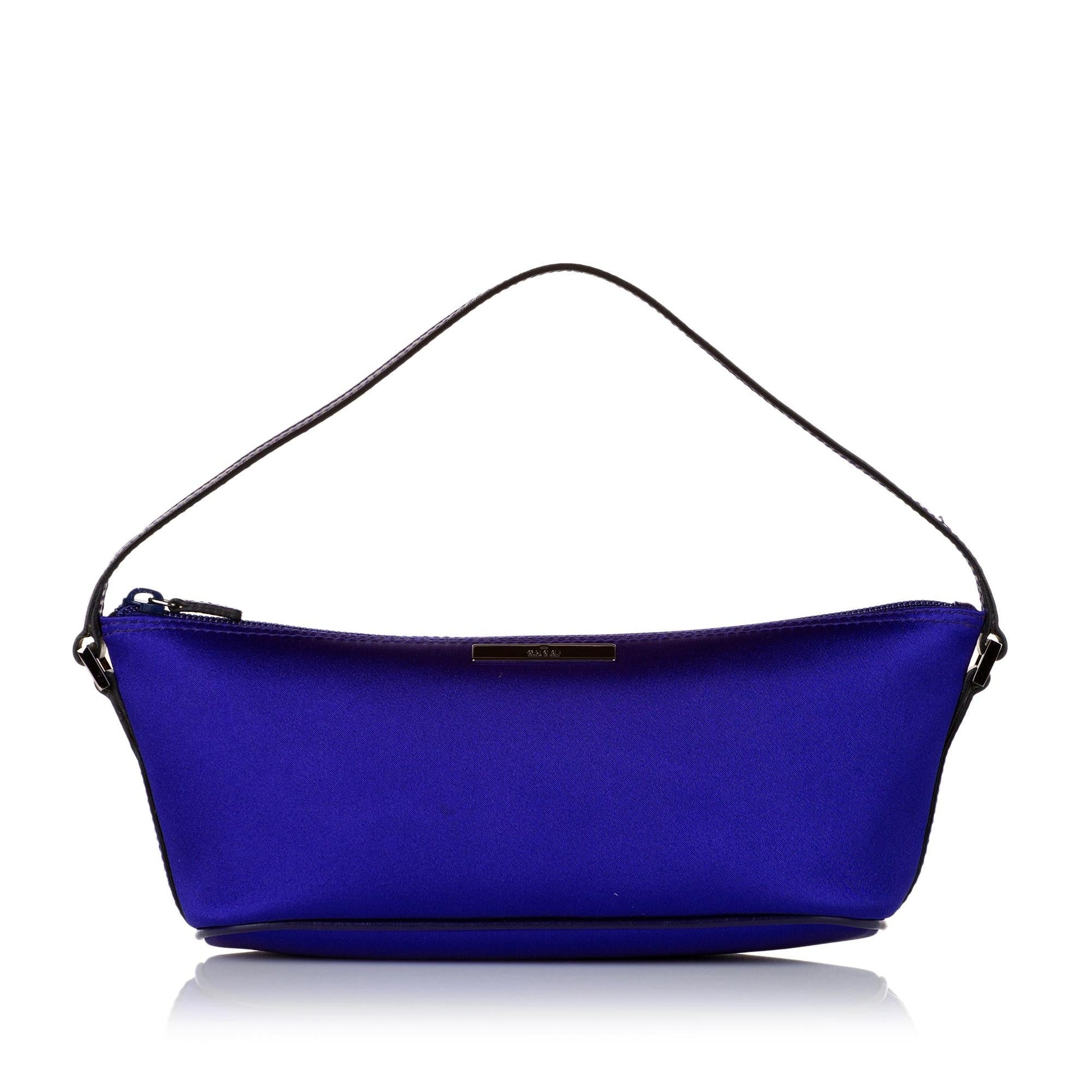 Gucci Boat Baguette SHG Satin Pink Handbag