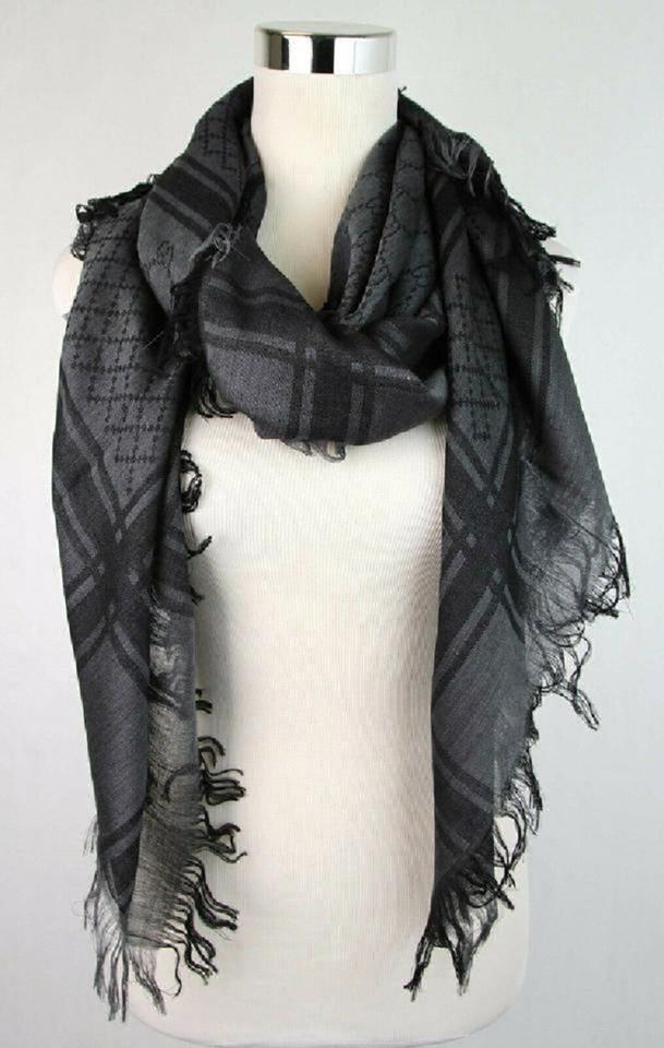 Gucci Shawl Scarf Diamante & GG