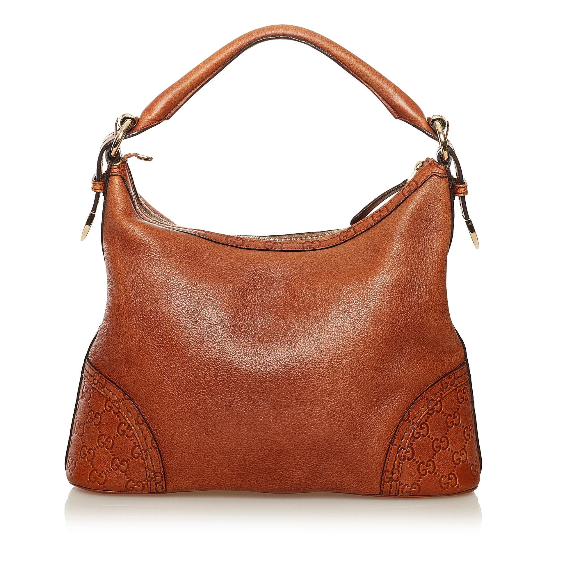 Gucci Signoria SHG Leather Calf Brown Shoulder Bag