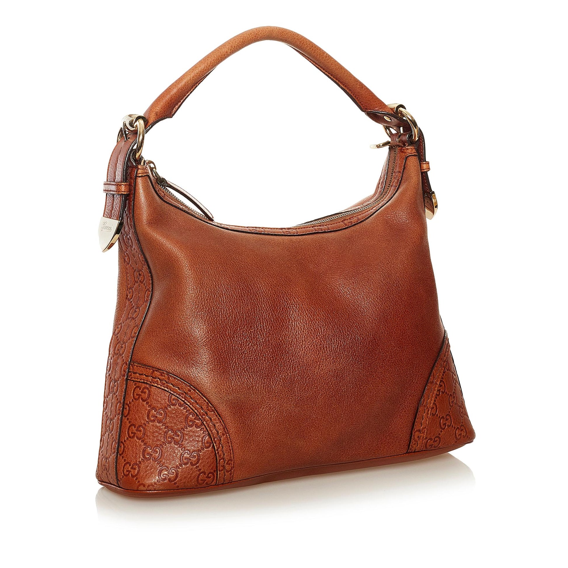 Gucci Signoria SHG Leather Calf Brown Shoulder Bag