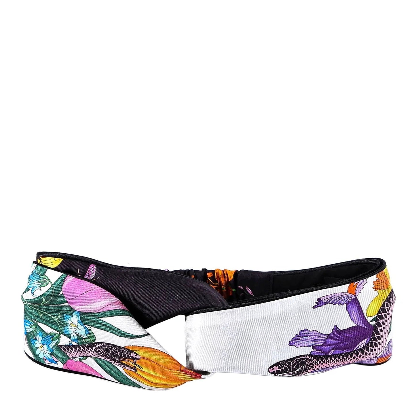 Gucci SILK FLORAL HEADBAND Travel Bag