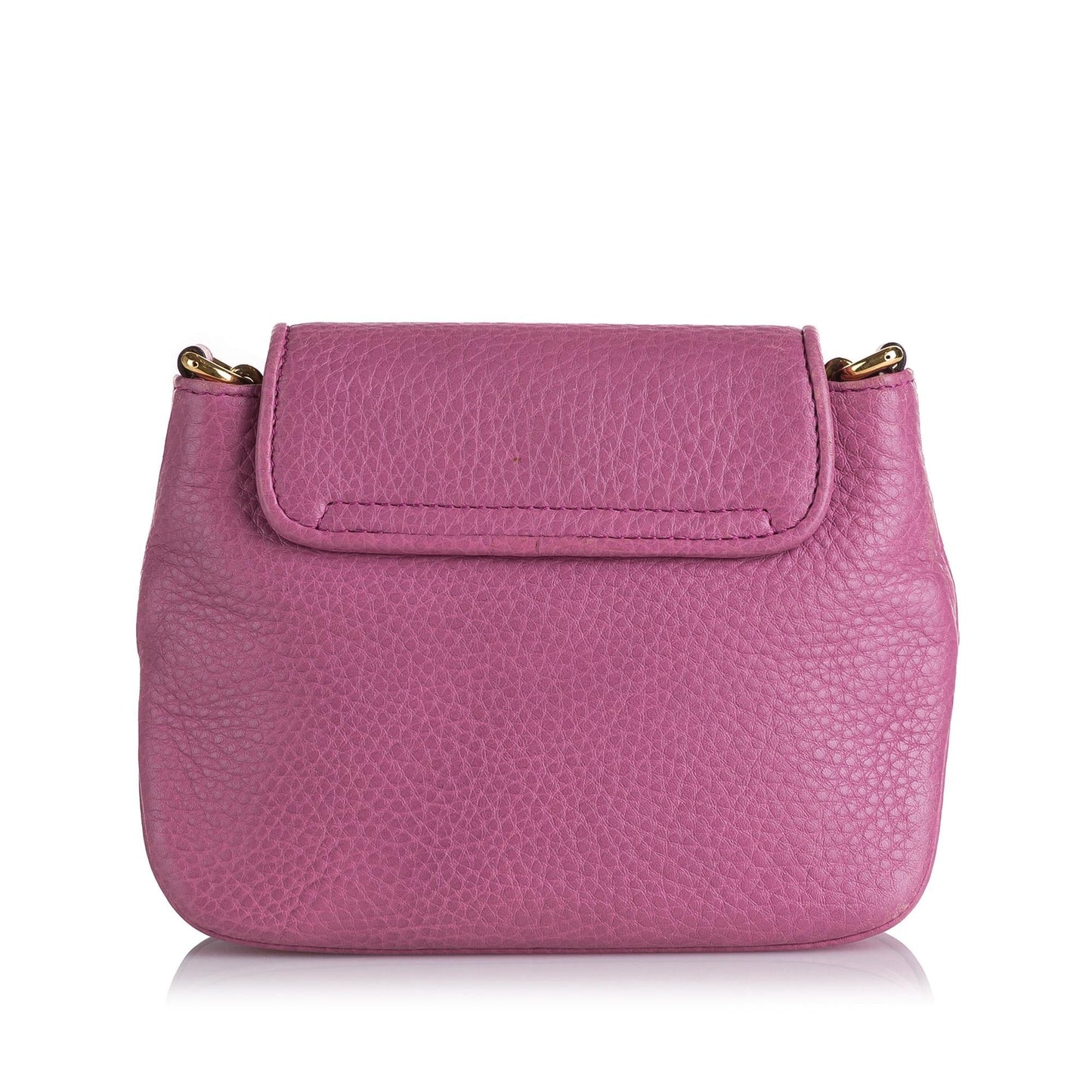 Gucci Chain SHG Leather Calf Pink Small Crossbody Bag