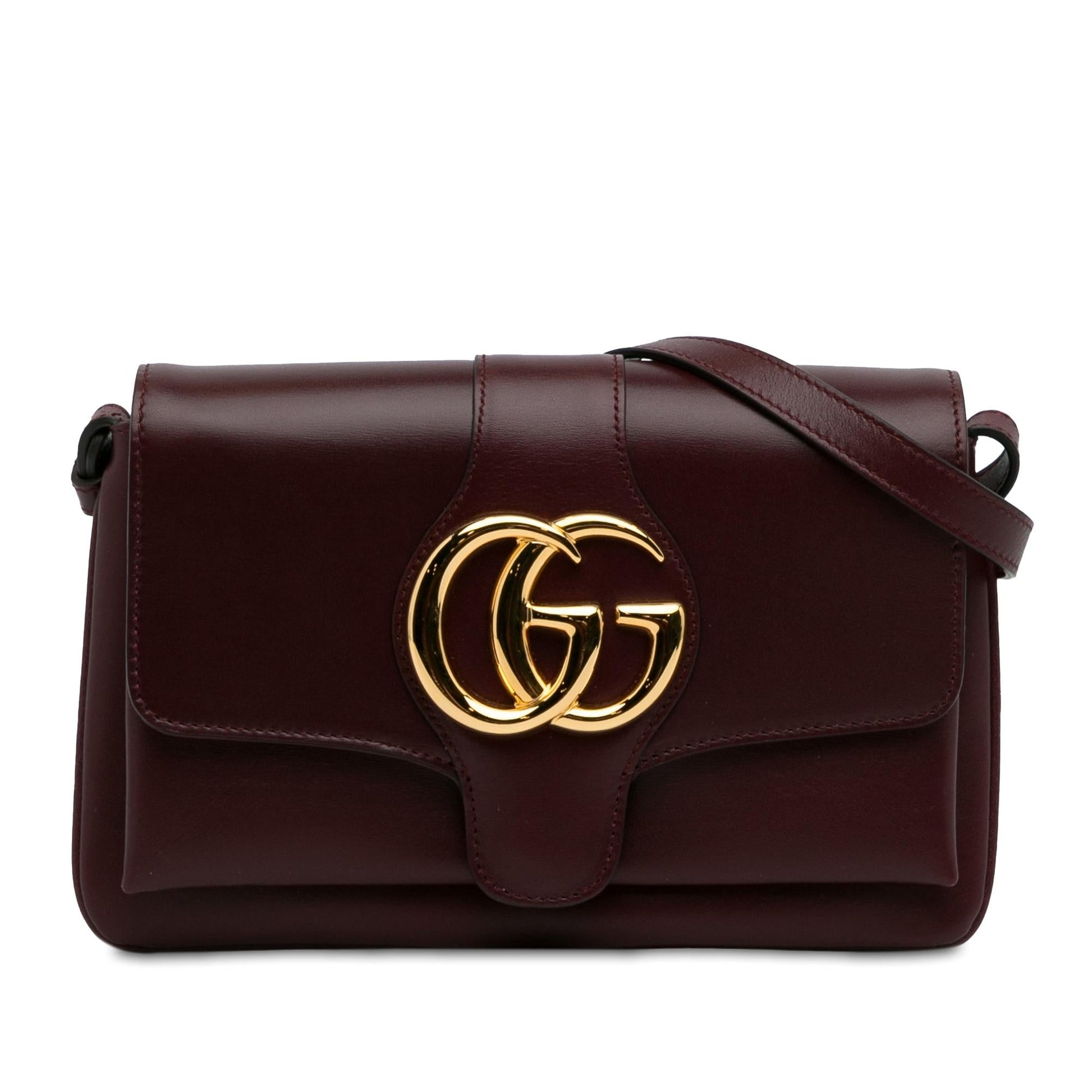 Gucci Arli SHG-JVlOlG Calf Red Small Crossbody Bag