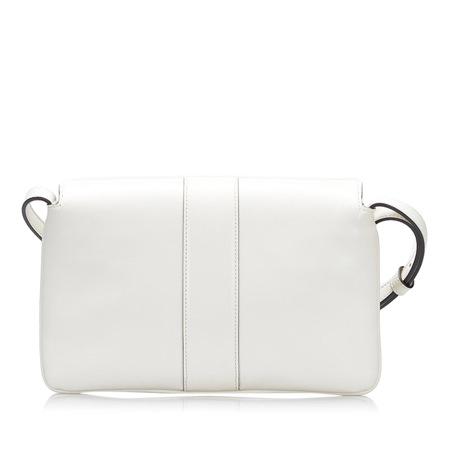 Gucci Arli SHG-eVH5m8 Calf White Small Flap Crossbody Bag