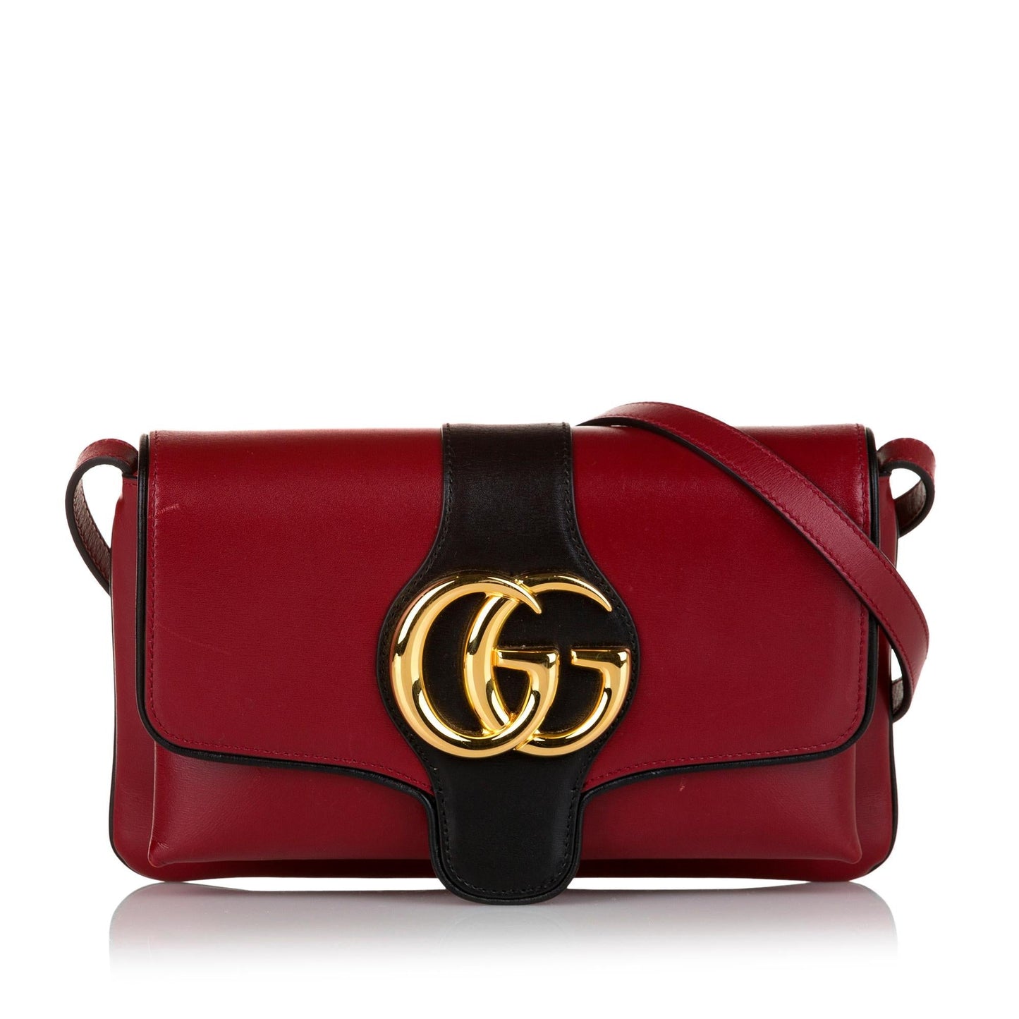 Gucci Arli SHG Leather Calf Red Small Crossbody Bag