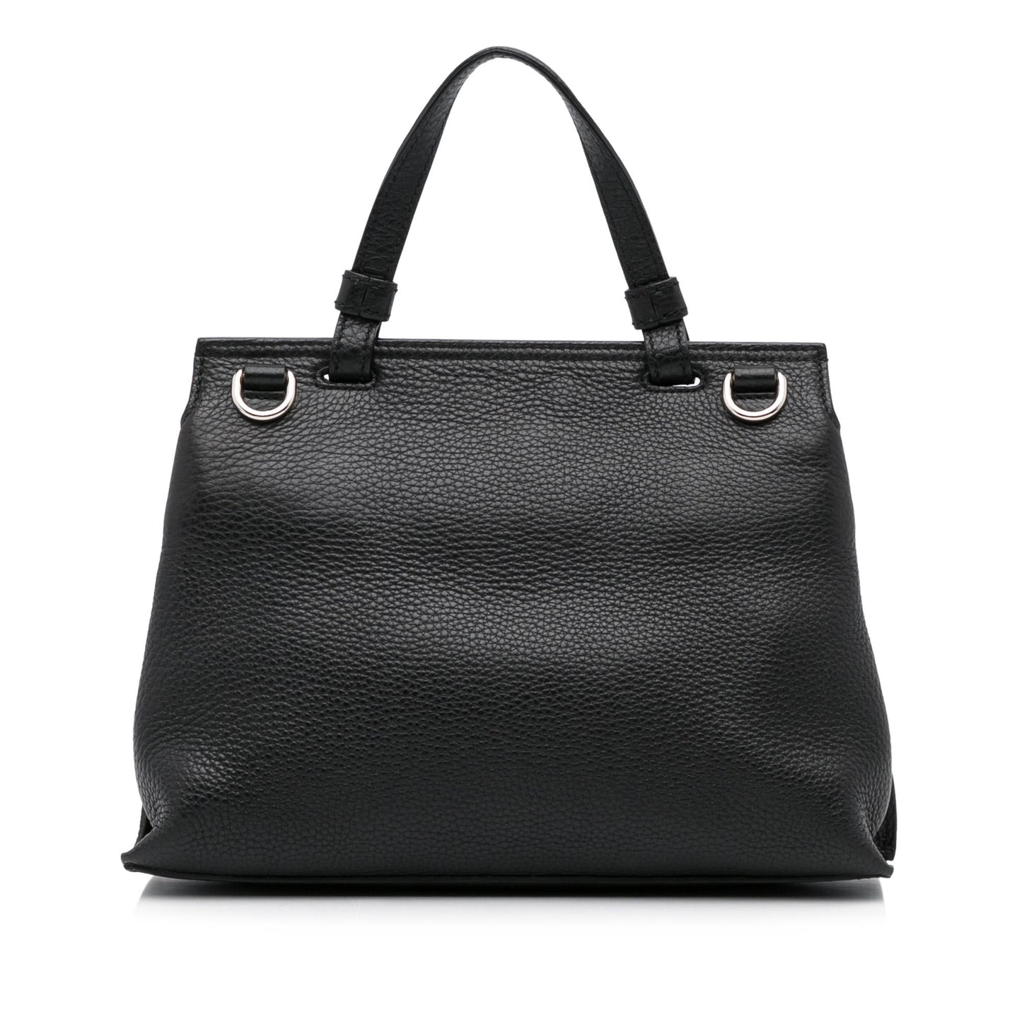 Gucci Bamboo Daily SHG-EVjQCN Calf Black Small Satchel Bag