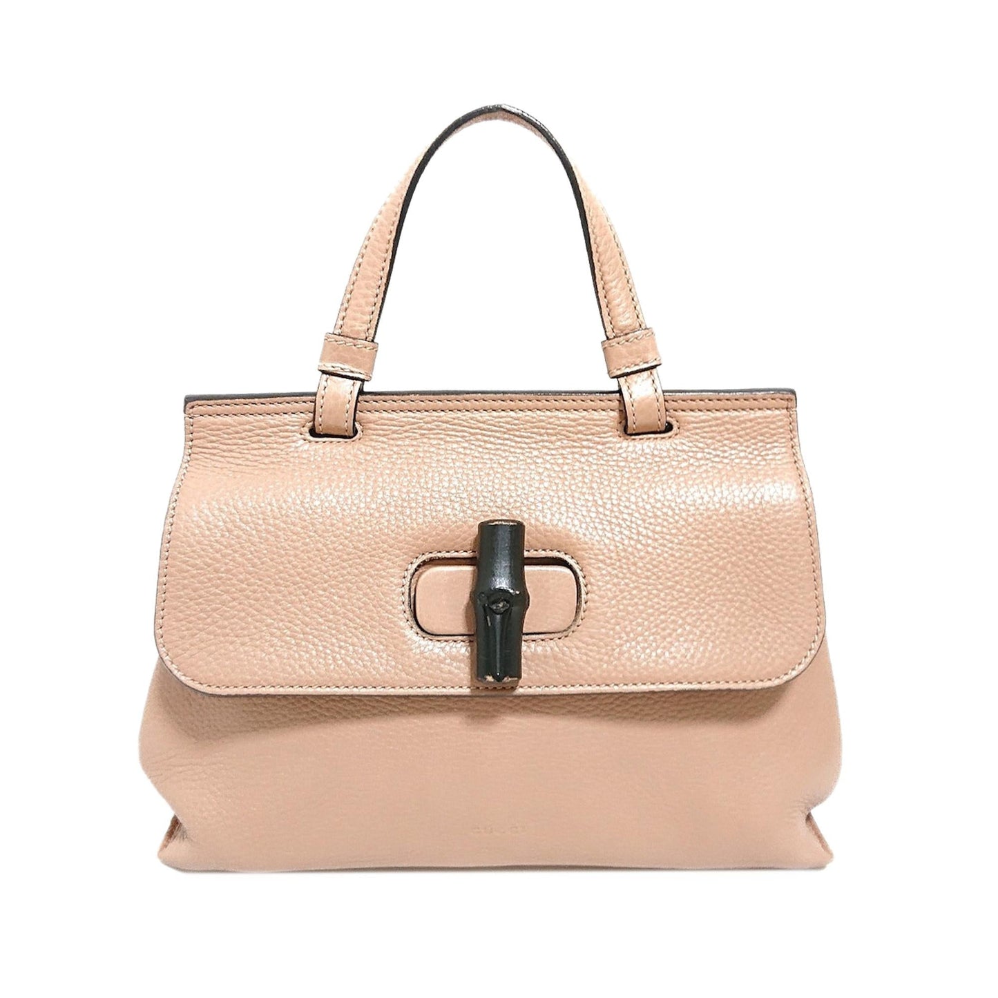 Gucci Bamboo Daily SHG-Io8gU2 Calf Pink Small Satchel Bag