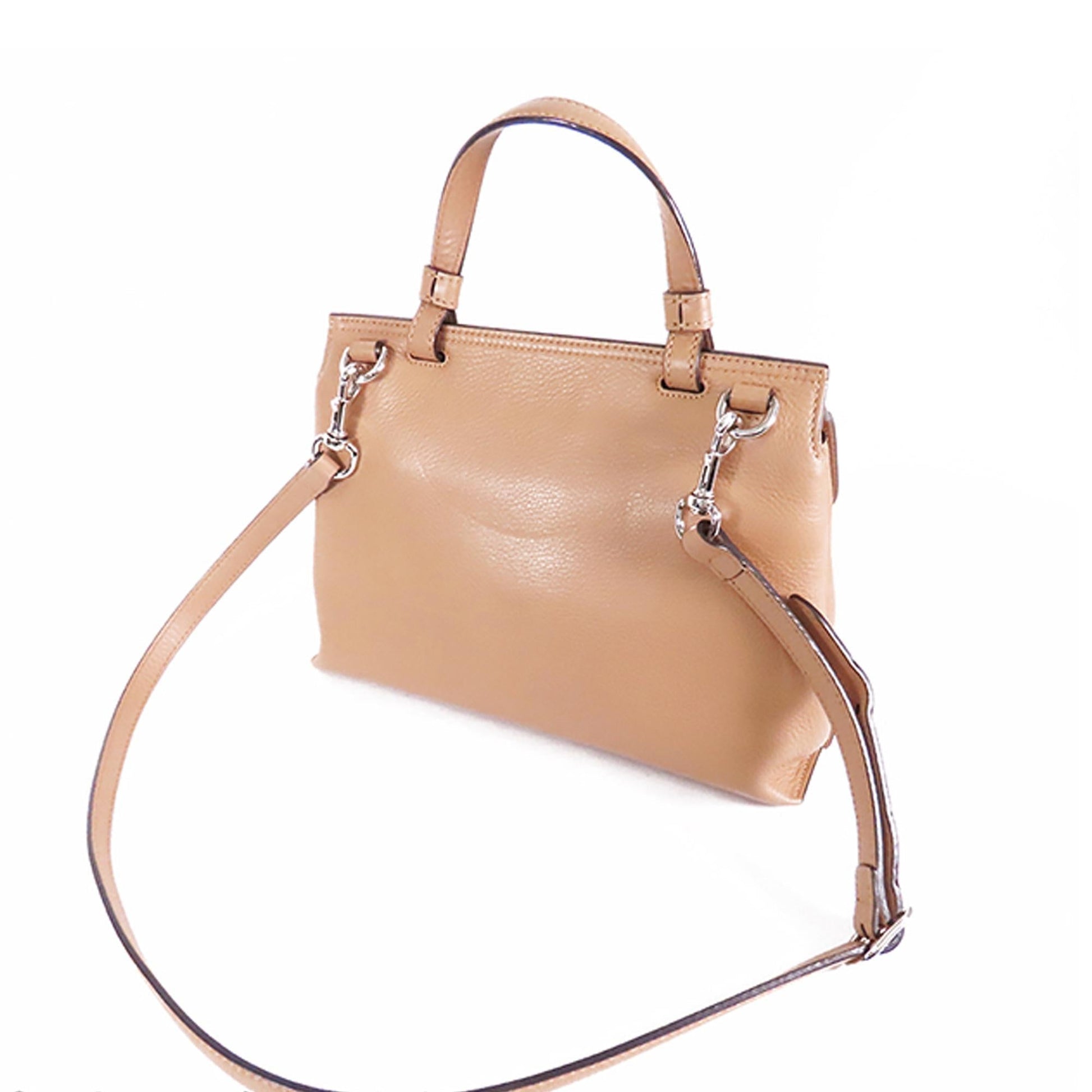 Gucci Bamboo Daily SHG-nFPmcO Calf Brown Small Satchel Bag
