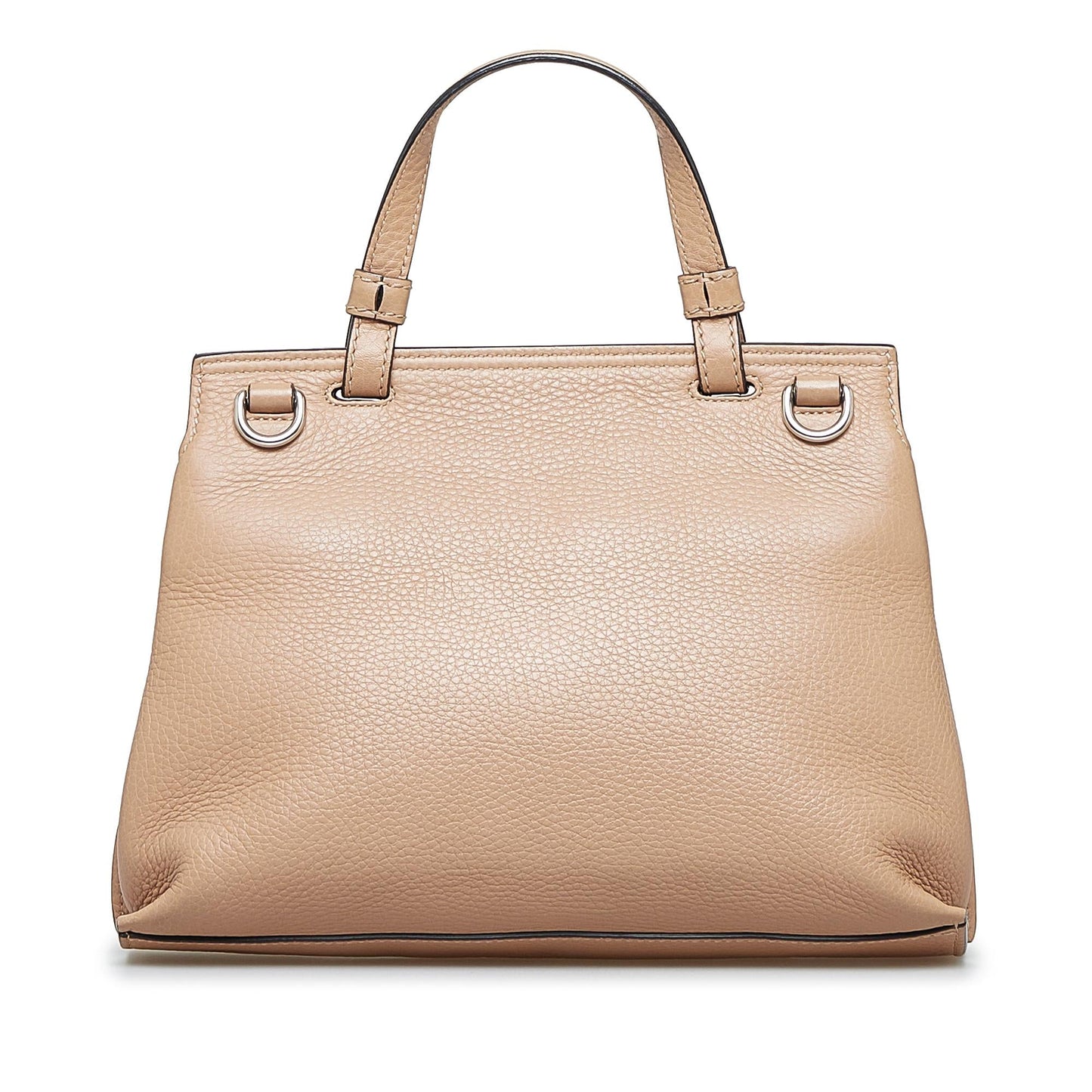 Gucci Bamboo Daily Calf Brown Small Satchel Bag