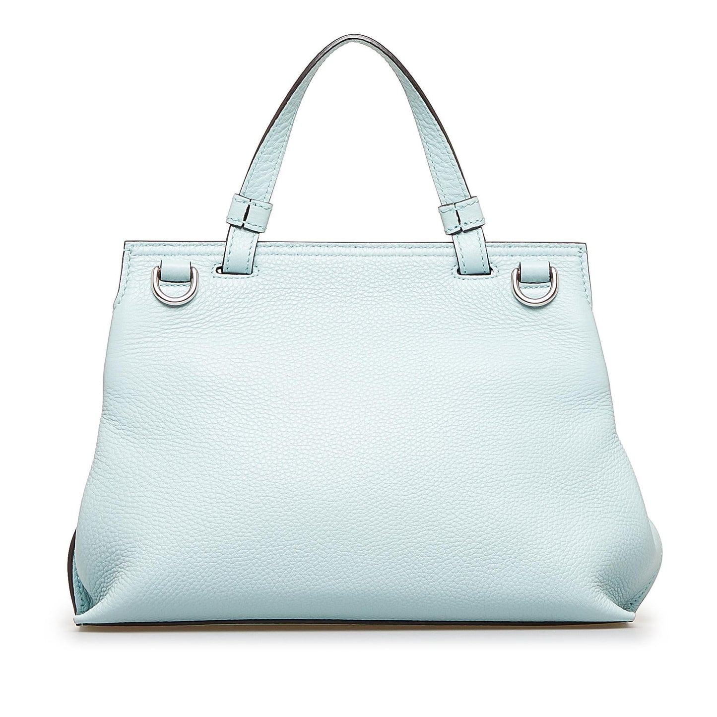 Gucci Bamboo Daily SHG-1c1eWT Calf Blue Small Satchel Bag