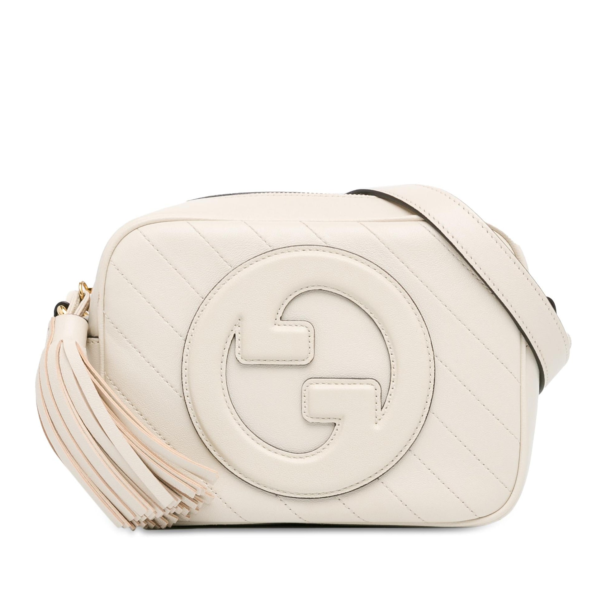 Gucci Blondie SHG-DBics3 Calf White Small Crossbody Bag