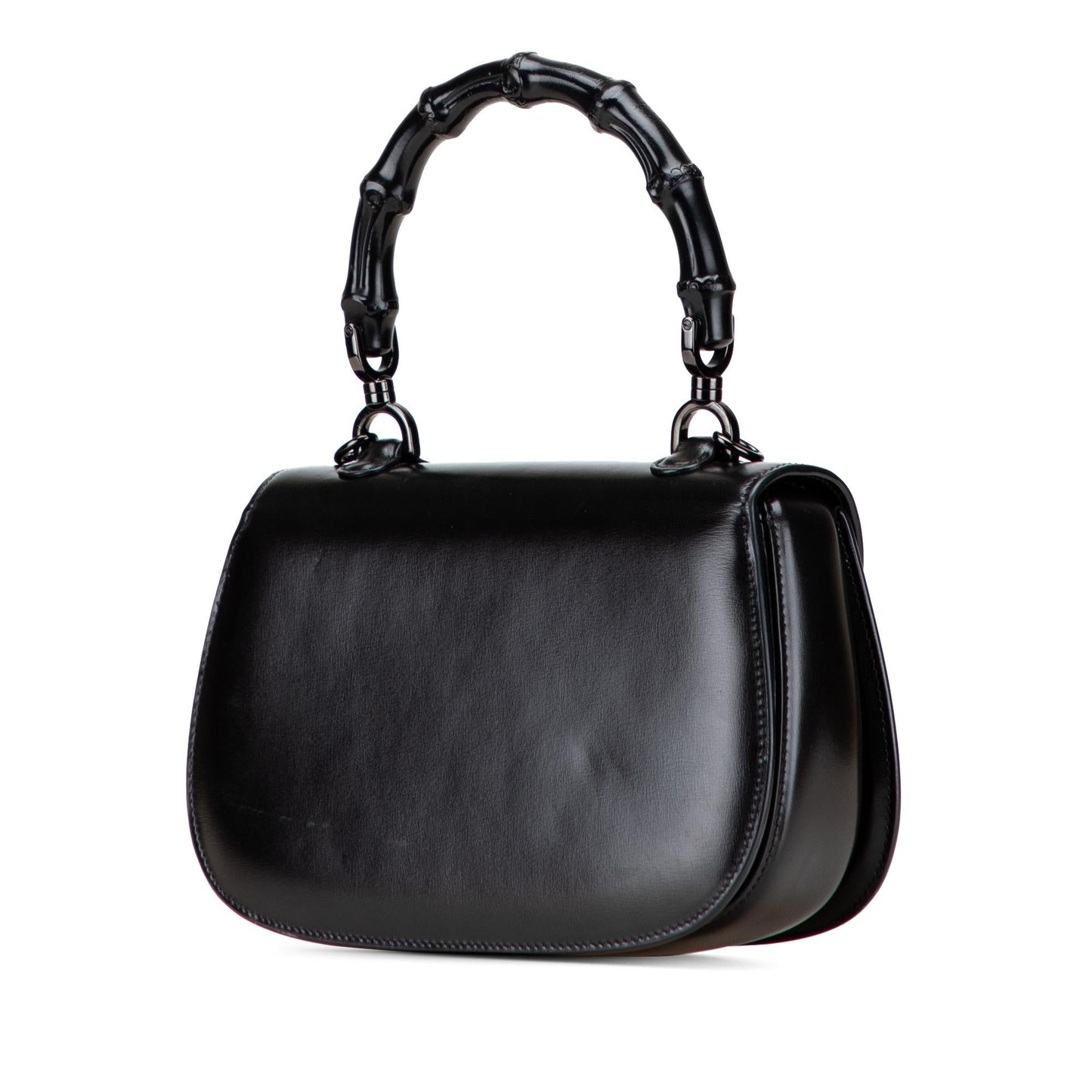 Gucci Bamboo Calfskin Small Top Handle Travel Bag