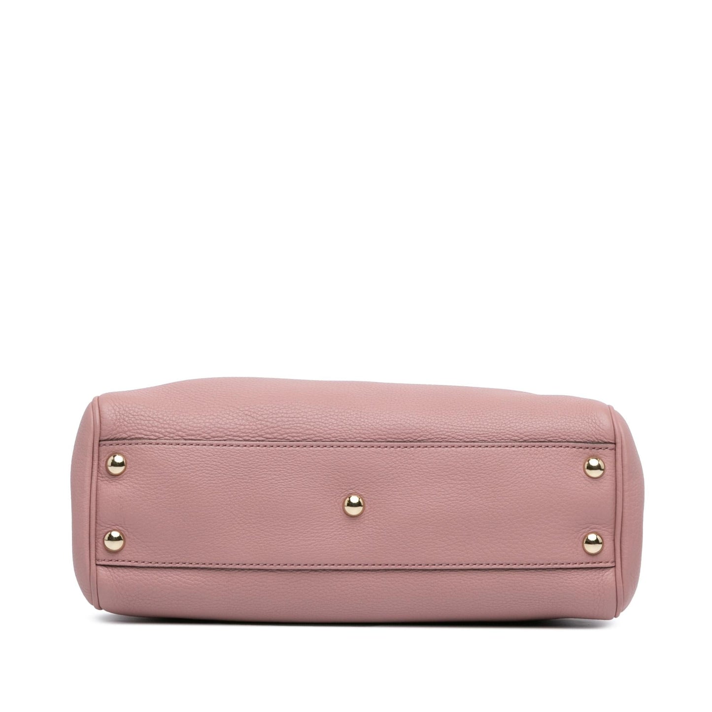 Gucci Bamboo Shopper Calf Calfskin Pink Small Satchel Bag Satchel 6