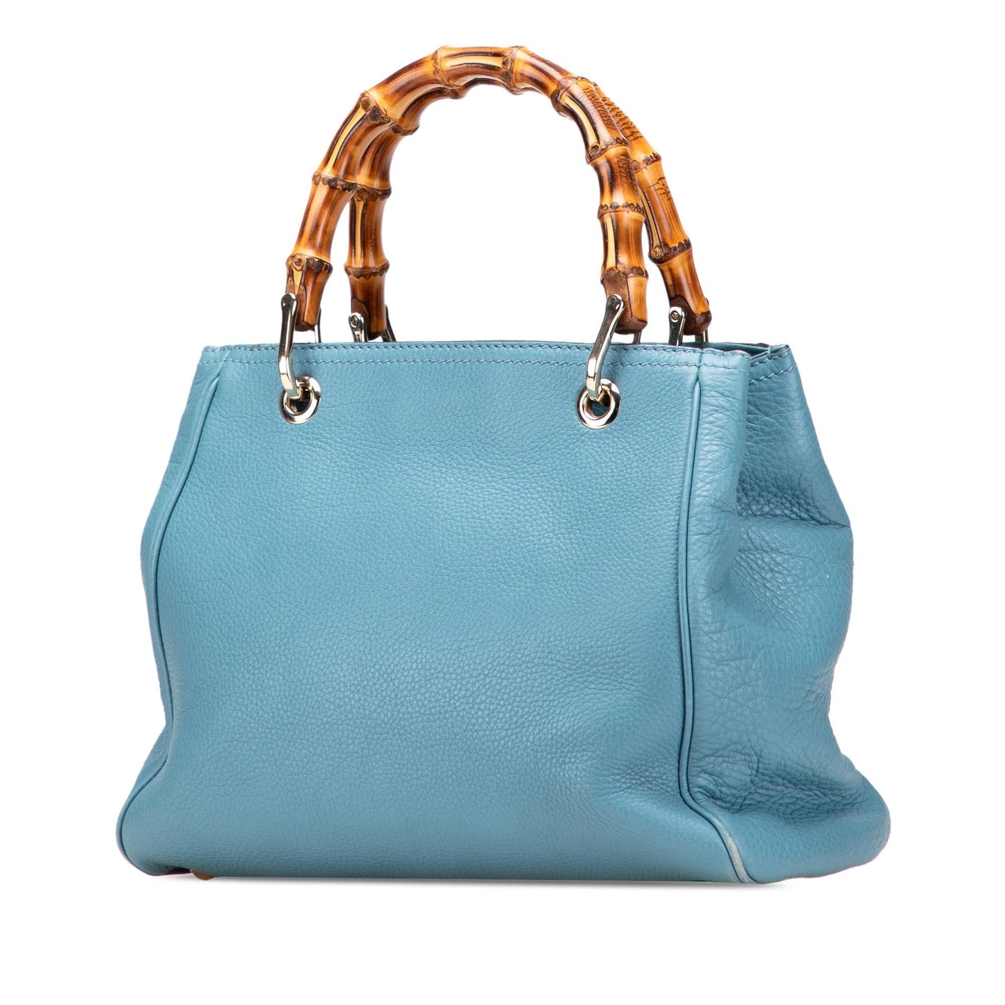 Gucci Bamboo Shopper Calfskin Small Tote Bag Satchel 21