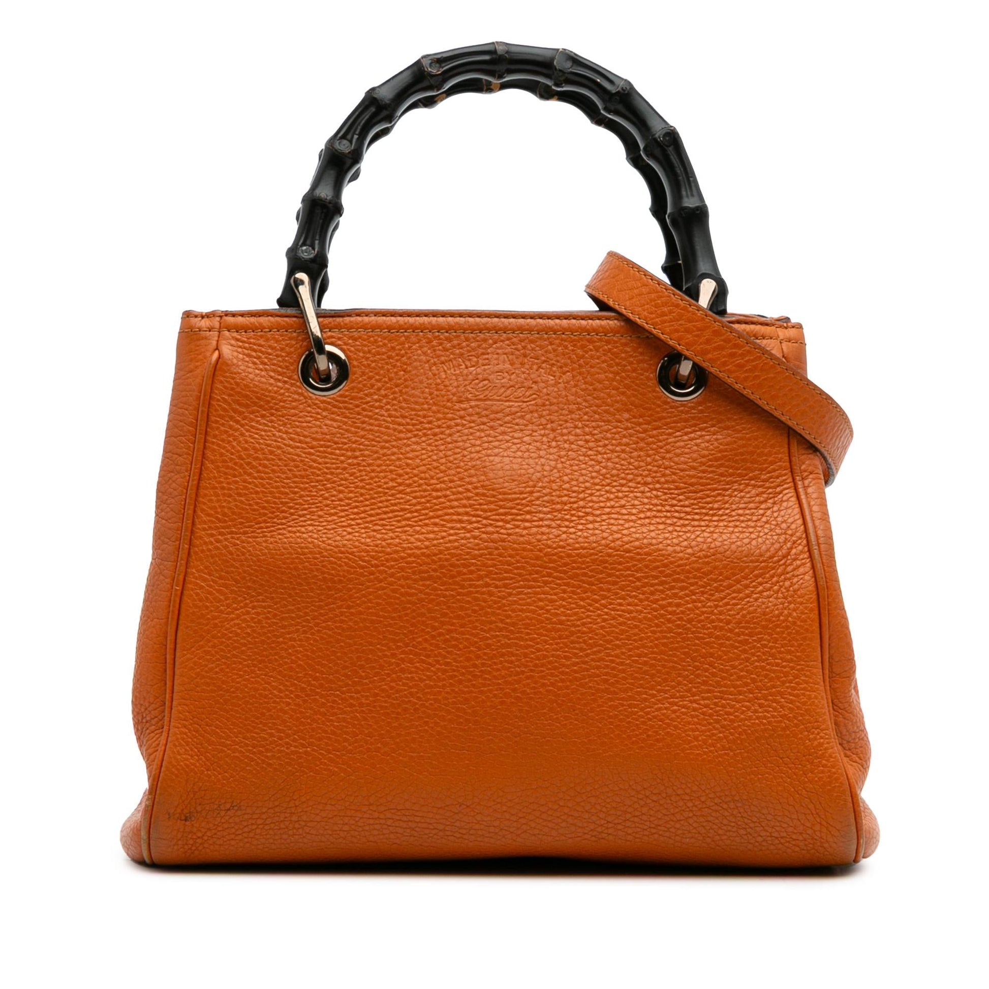 Gucci Bamboo Shopper Calfskin Small Tote Bag