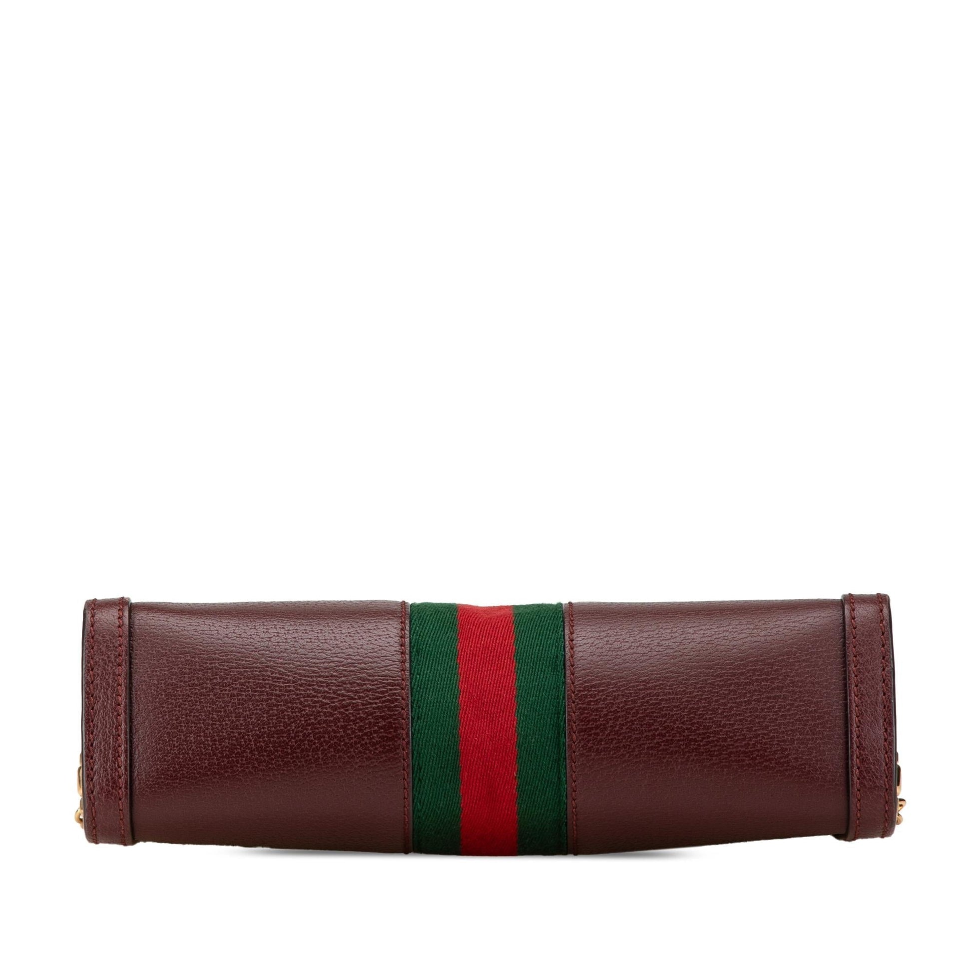 Gucci Ophidia Chain Calf Calfskin Red Small Crossbody Bag Crossbody 1