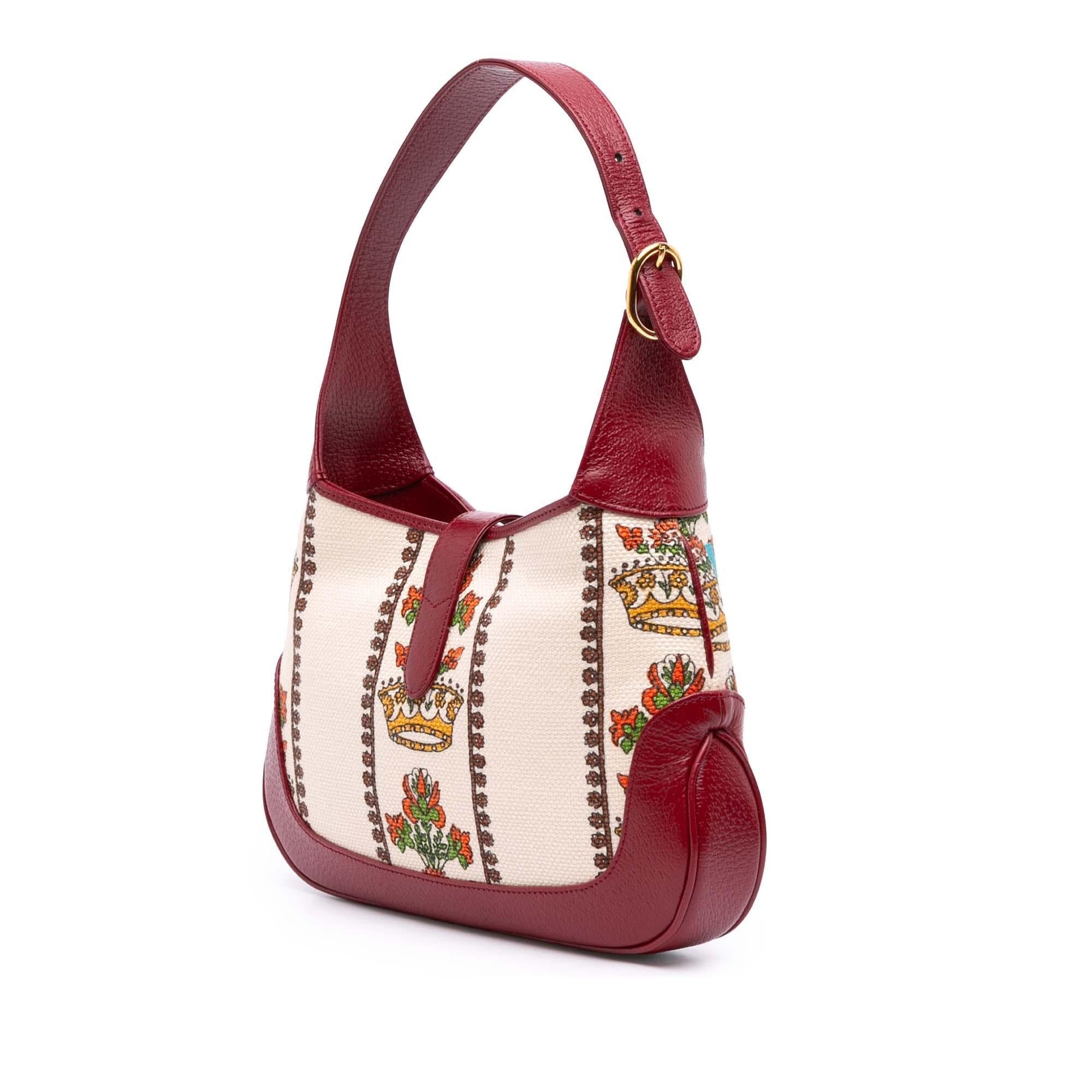 Gucci 100 Centennial Music Jackie Canvas Small Crossbody Bag Jackie Crossbody