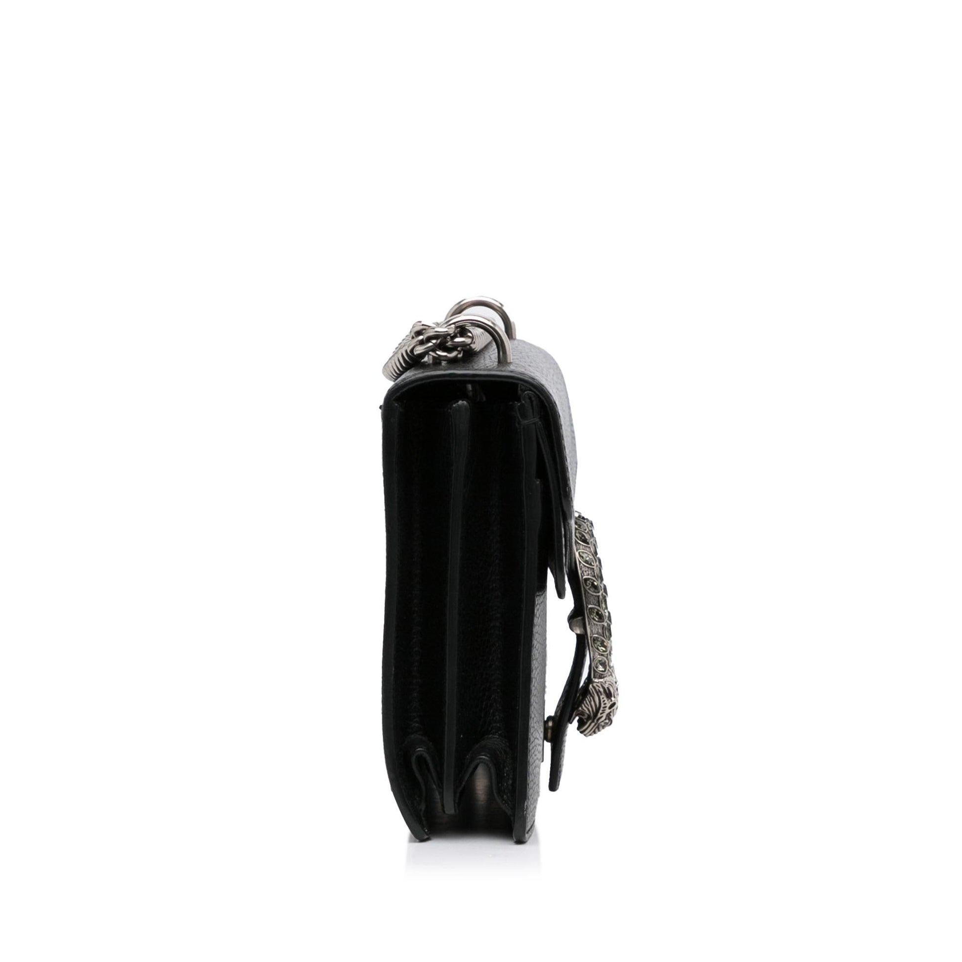 Gucci Dionysus SHG-SkG2Eq Calf Black Small Shoulder Bag