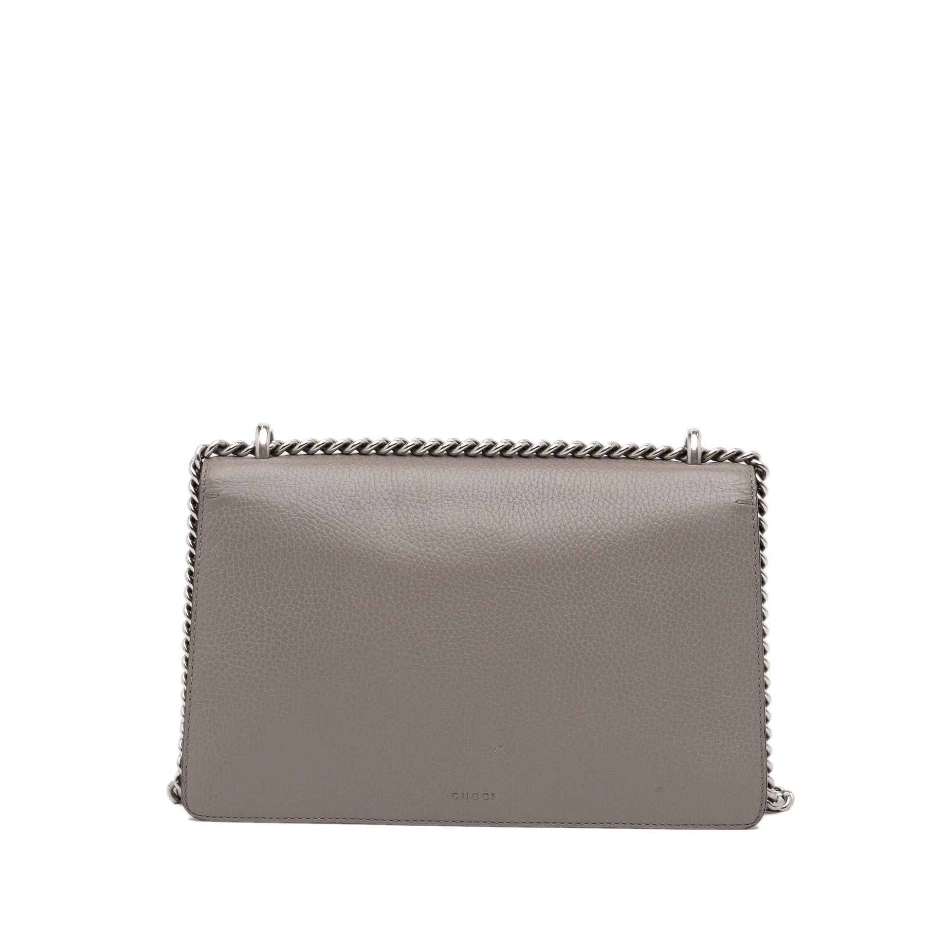 Gucci Dionysus SHG-QfJRnL Calf Grey Small Shoulder Bag