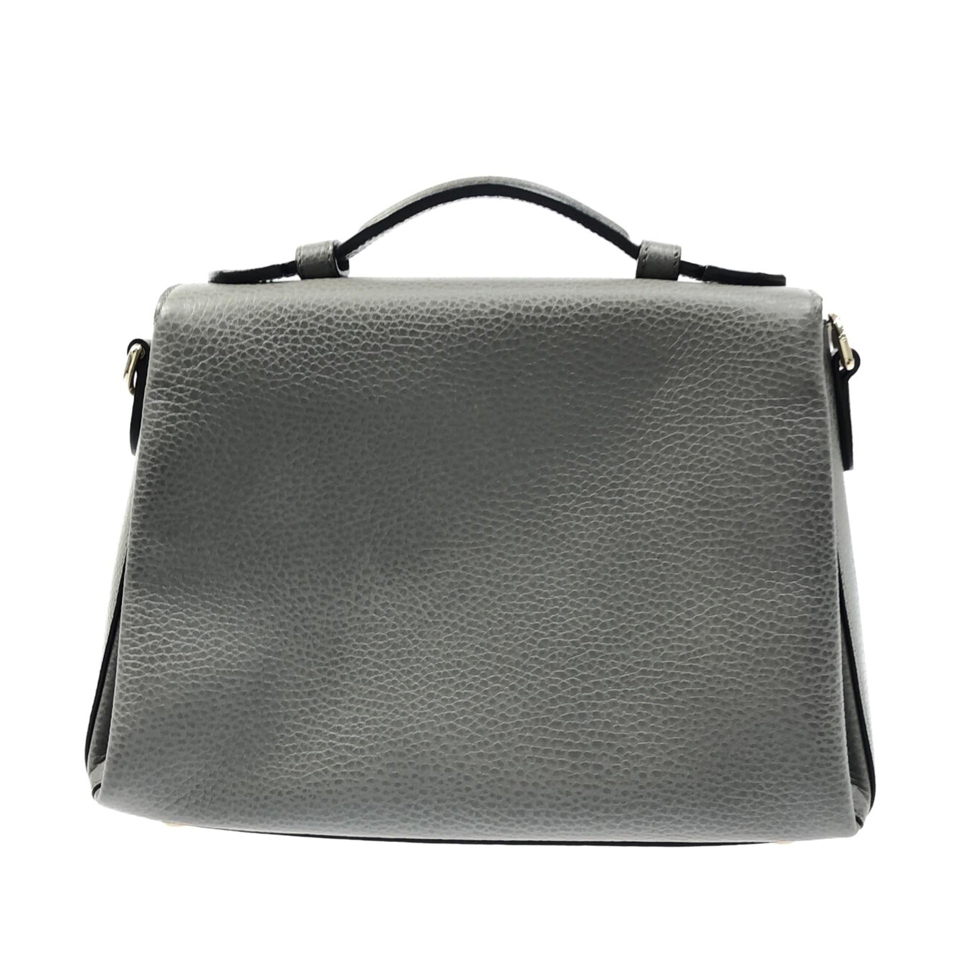 Gucci Dollar Interlocking G SHG-Ny8Ay8 Calf Grey Small Top Handle Satchel Bag